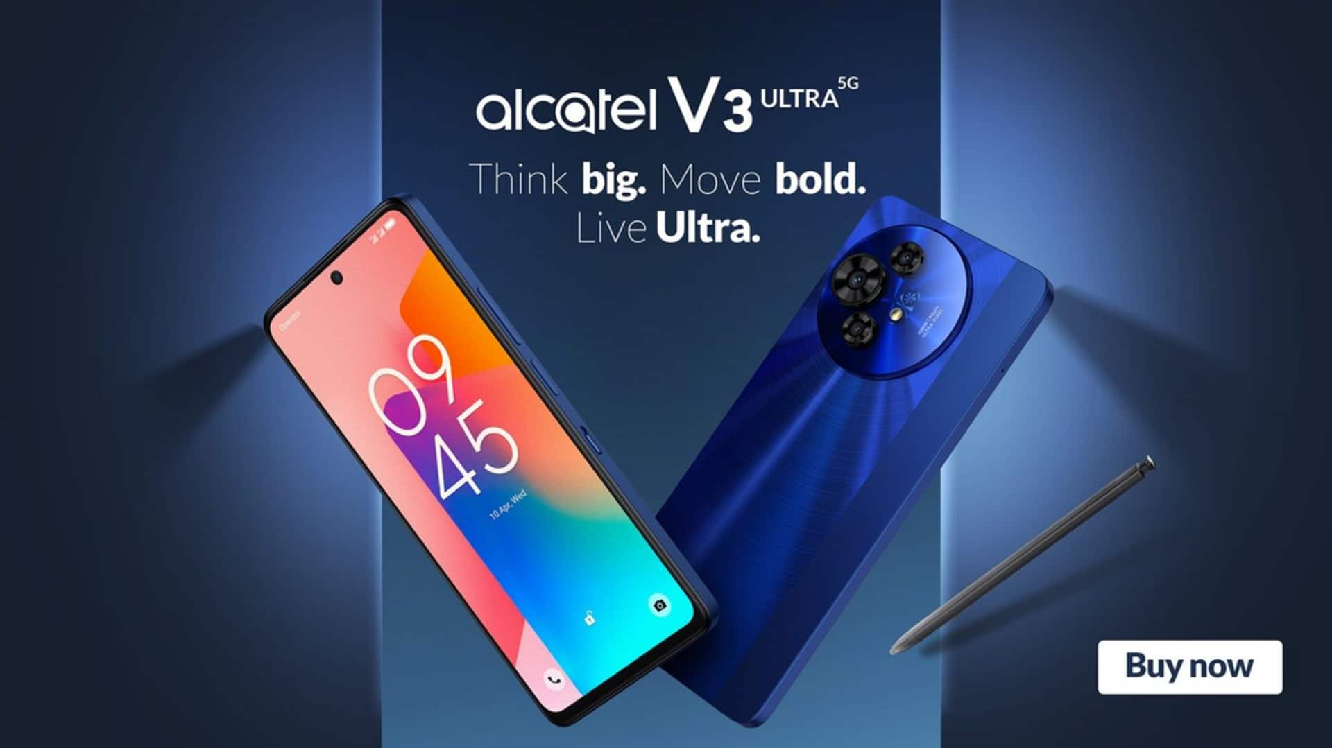 Alcatel V3 Series: భారత్లో లాంచ్ అయిన అల్కాటెల్ V3 సిరీస్ .. 108MP కెమెరా, 5200mAh బ్యాటరీ Alcatel V3 Series: భారత్లో లాంచ్ అయిన అల్కాటెల్ V3 సిరీస్ .. 108MP కెమెరా, 5200mAh బ్యాటరీ