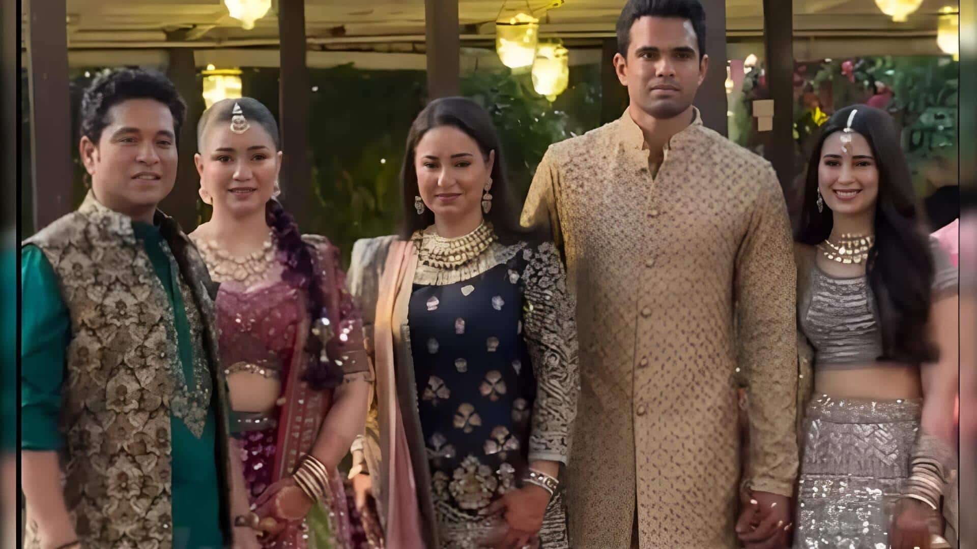 Arjun Tendulkar-Saaniya: అర్జున్ టెండూల్కర్-సానియా మెహందీ వేడుకలు.. వైరల్ అవుతున్న వీడియోలు