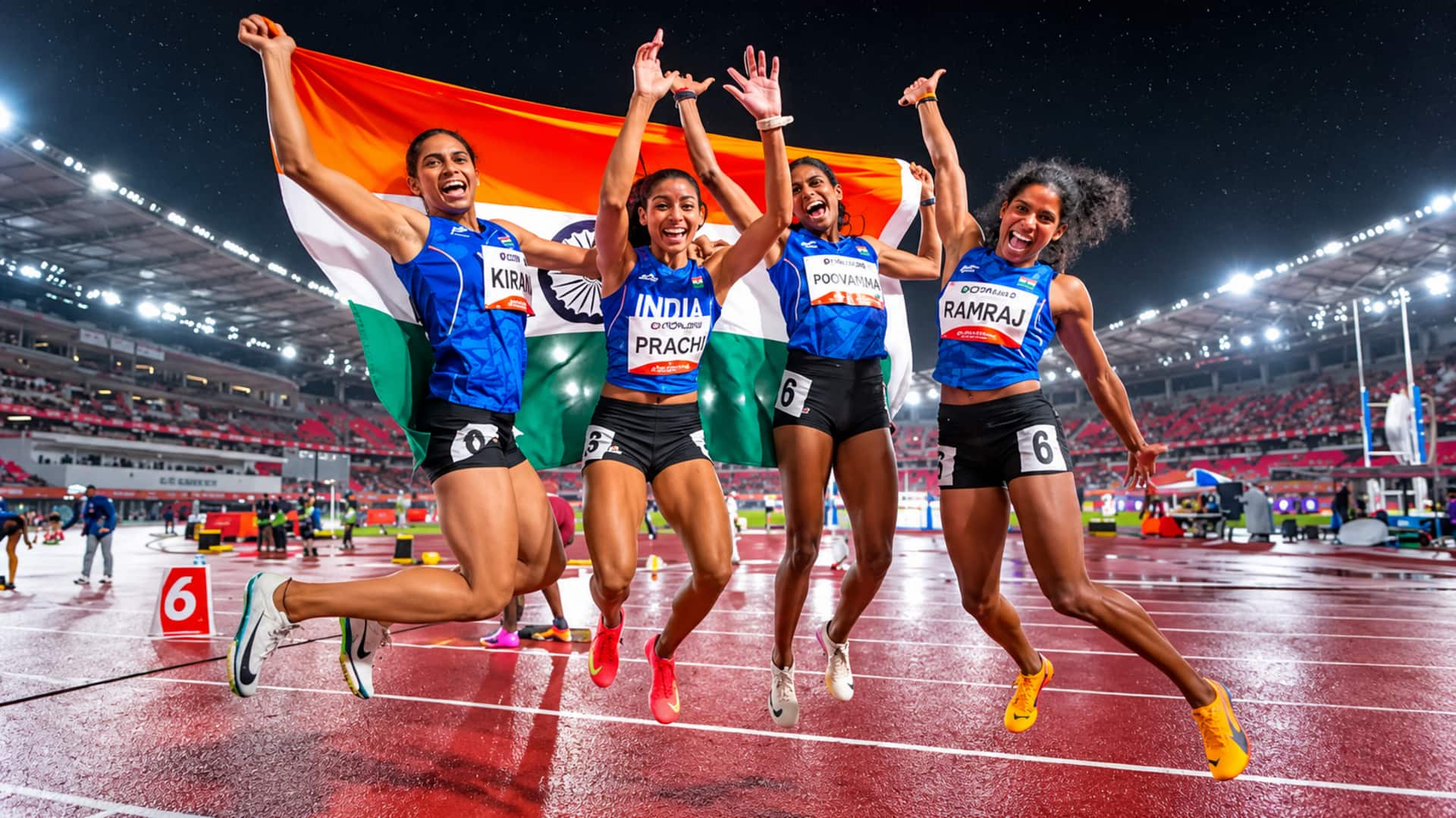 Asian Games: అథ్లెటిక్స్‌లో భారత్‌ జోరు.. మహిళల 4x400 మీటర్ల రిలేలో స్వర్ణం