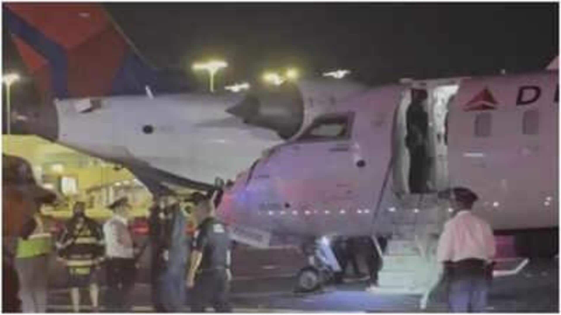 LaGuardia Airport crash: న్యూయార్క్‌లో తృటిలో పెను ప్రమాదం మిస్.. లా గార్డియా ఎయిర్‌పోర్టులో రెండు డెల్టా విమానాలు ఢీ