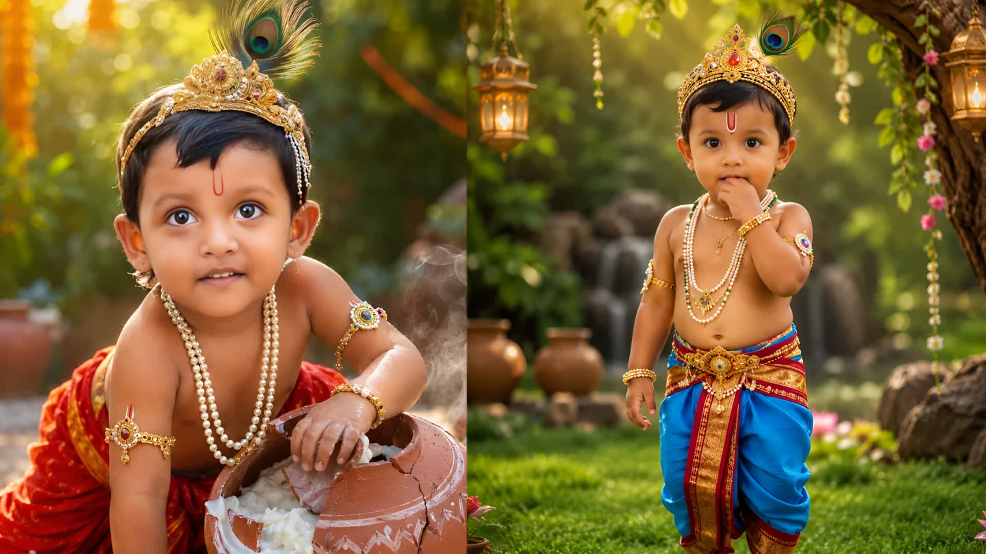 Janmashtami: జన్మాష్టమి.. మీ ఇంటి చిన్నకన్నయ్యను ఇలా కృష్ణుడిలా అందంగా రెడీ చేయండిలా