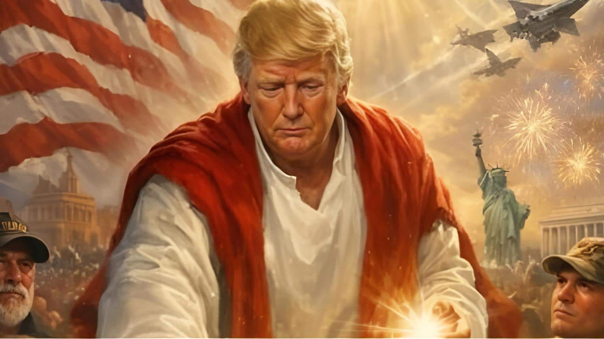 Trump: యేసు అవతారంలో ట్రంప్.. AI చిత్రంతో మరింత హీట్.. సోషల్ మీడియాలో చర్చ