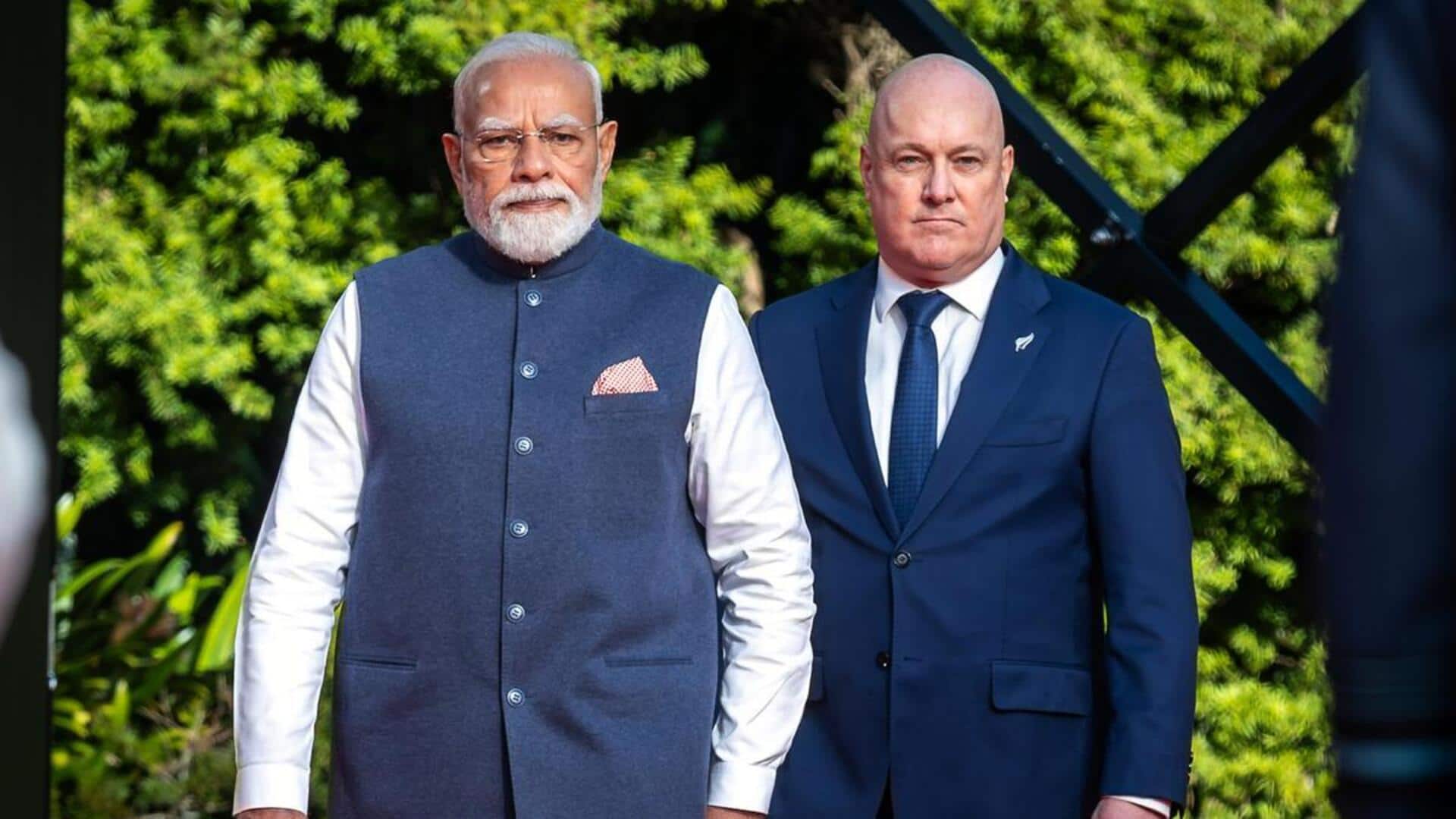 India,New Zealand: 2030 నాటికి రూ.35 వేల కోట్ల వాణిజ్య లక్ష్యం.. భారత్‌, న్యూజిలాండ్‌ నిర్ణయం