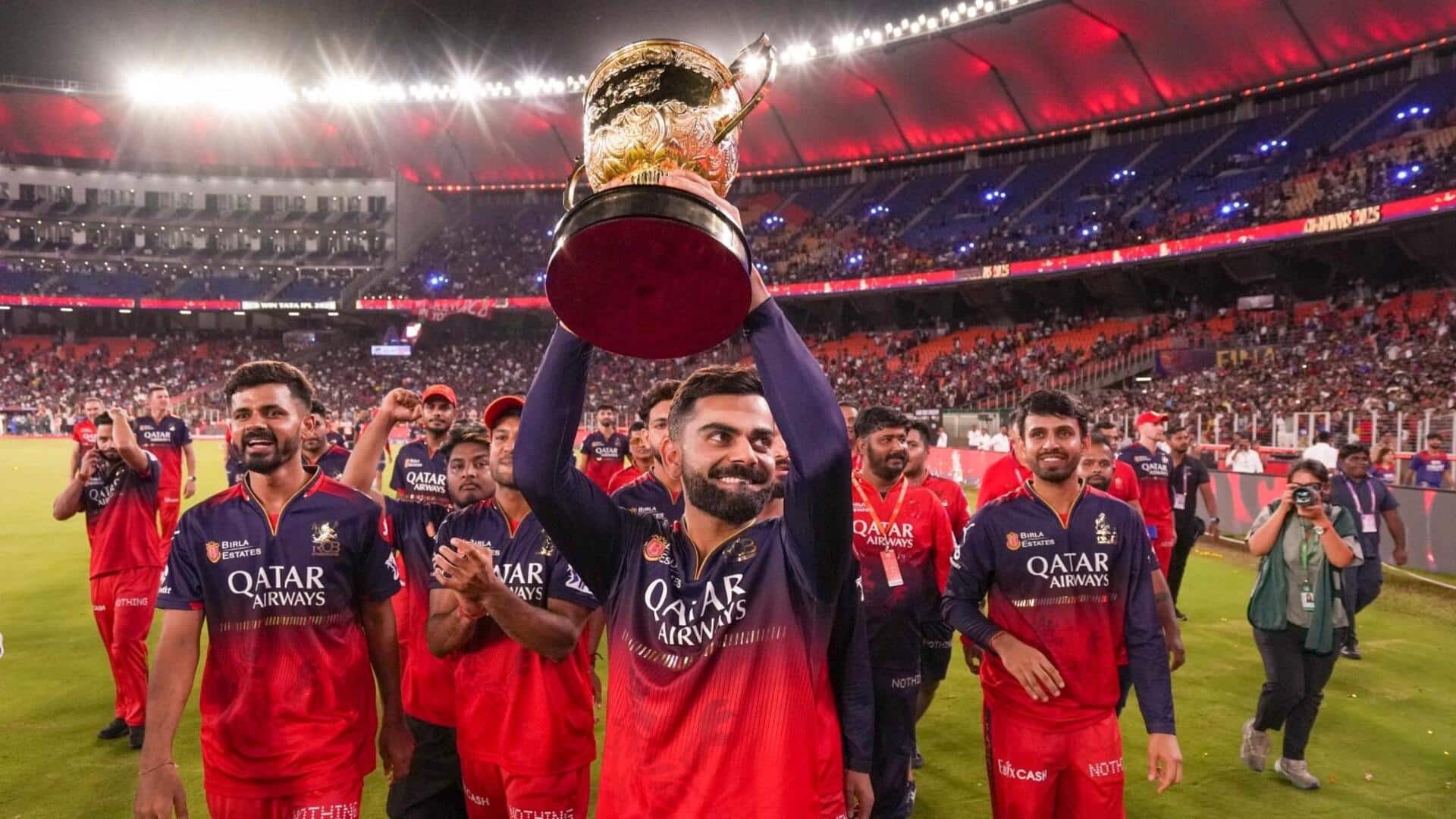 <span style="font-size: 26px;" data-mce-style="font-size: 26px;">IPL 2026 Finals: చెలరేగిన కోహ్లీ.. ఈసారి కూడా కప్ వారిదే.. ఐపీఎల్ 2026 విజేతగా ఆర్సీబీ</span>