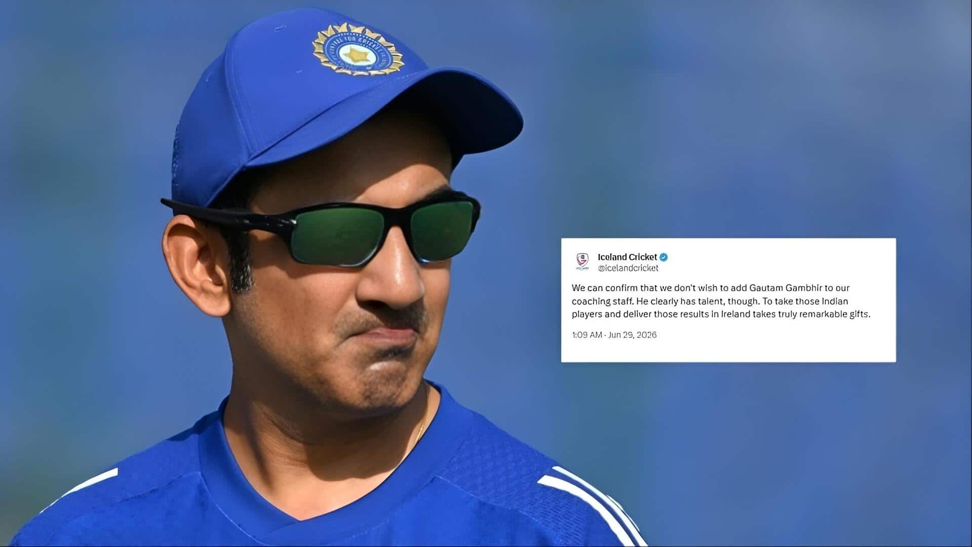 Gautam Gambhir: గంభీర్‌పై ఐస్‌లాండ్ క్రికెట్ ఘాటు సెటైర్లు.. అలాంటి రిజల్ట్ ఇవ్వడం ఒక అద్భుతమైన టాలెంట్..