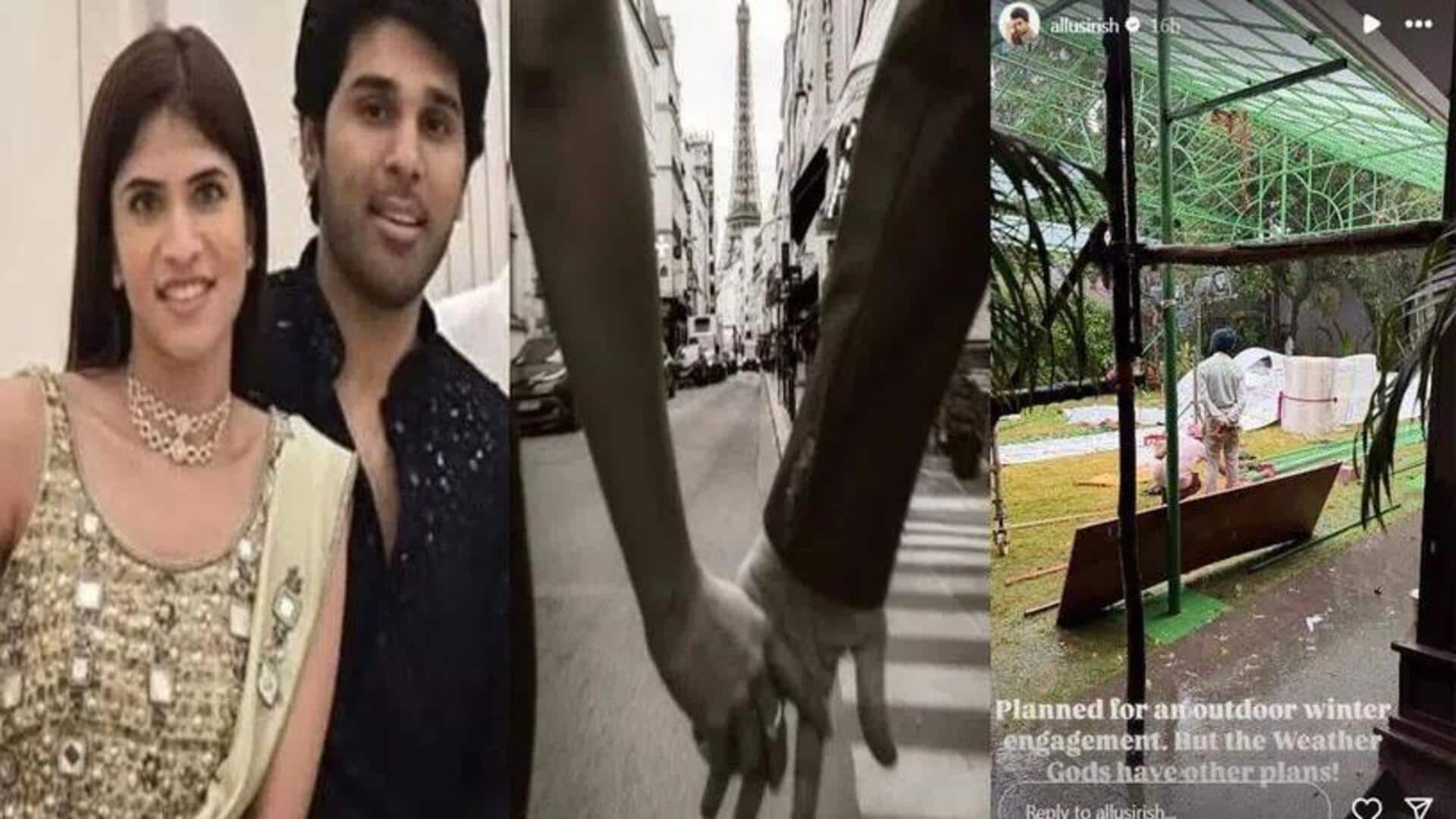 Allu Sirish: అల్లు శిరీష్ నిశ్చితార్దానికి తుపాను ఎఫెక్ట్.. అనుకున్నదొకటి,అయినది మరొకటి..?