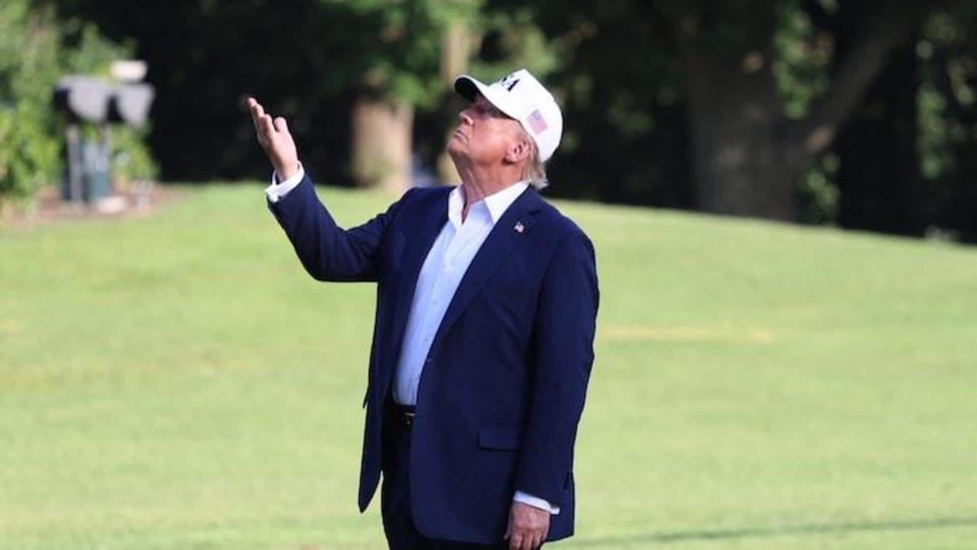 Donald Trump golf club: ట్రంప్ గోల్ఫ్ క్లబ్ మీదుగా విమానం.. నో-ఫ్లై జోన్లోకి ప్రవేశించడంతో రంగంలోకి దిగిన ఫైటర్ జెట్లు Donald Trump golf club: ట్రంప్ గోల్ఫ్ క్లబ్ మీదుగా విమానం.. నో-ఫ్లై జోన్లోకి ప్రవేశించడంతో రంగంలోకి దిగిన ఫైటర్ జెట్లు