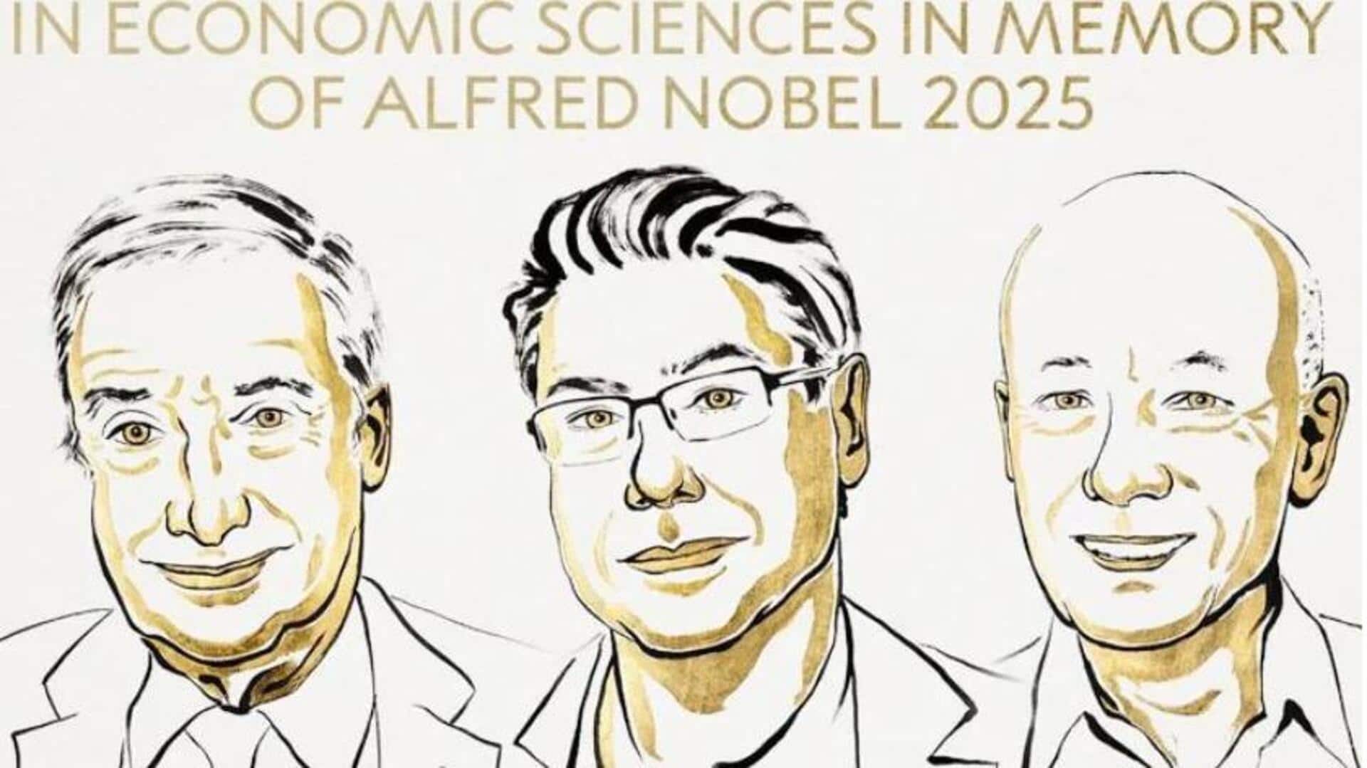 Nobel Prize 2025: ఆర్థిక శాస్త్రంలో ముగ్గురికి నోబెల్ బహుమతి