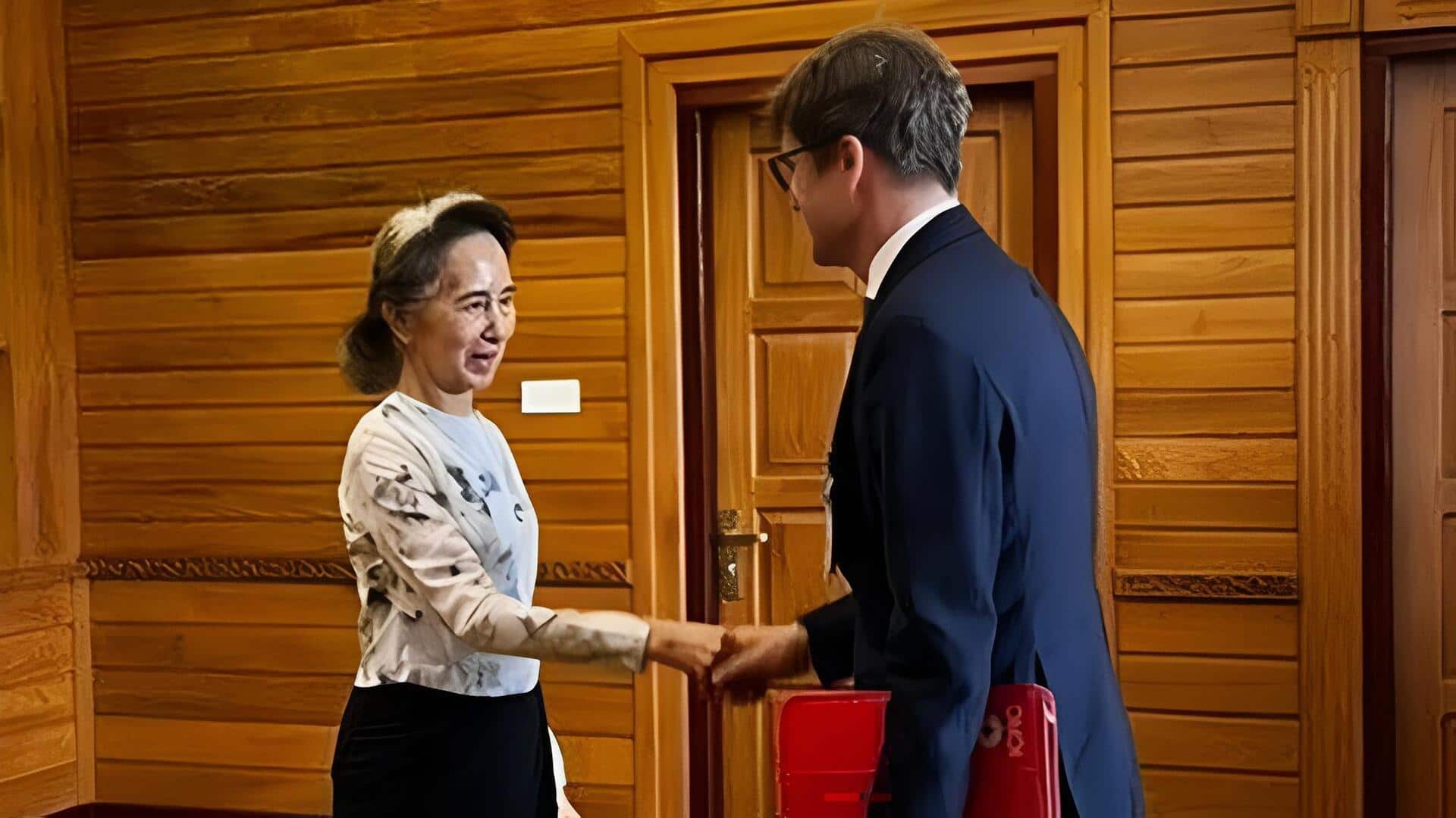 Myanmar: సూకీ సజీవంగానే ఉన్నారు.. తాజా ఫొటోలు విడుదల చేసిన మయన్మార్‌ ప్రభుత్వం