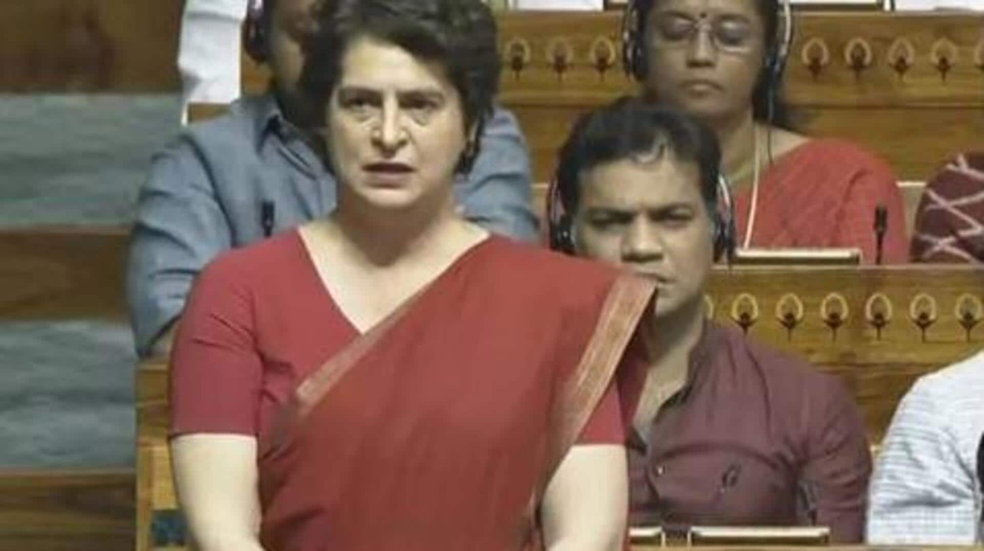 Priyanka Gandhi: 'కాశ్మీర్‌లో శాంతి ఉందంటారా?.. పహల్గామ్ దాడి గురించి ఏం చెబుతారు?' : లోక్‌సభలో ప్రియాంక గాంధీ