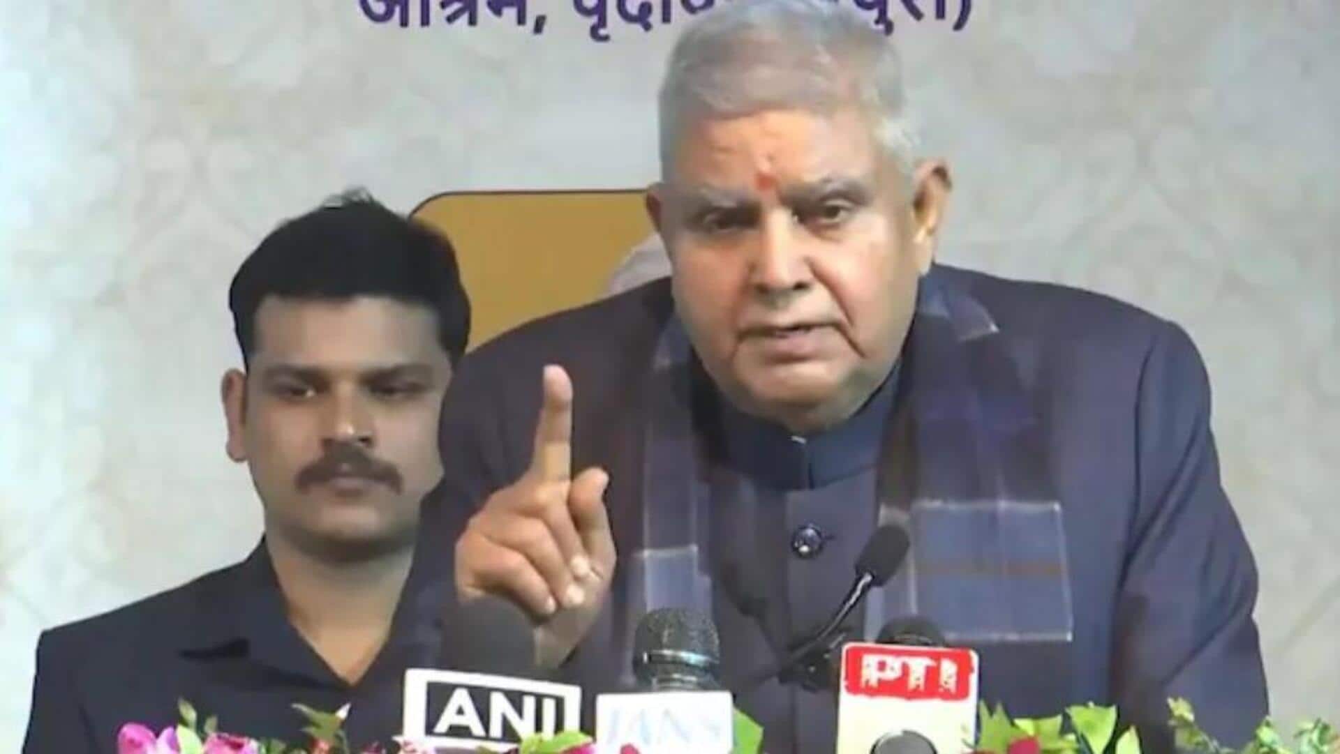 Jagdeep Dhankhar: రాజీనామా తర్వాత తొలిసారి మాట్లాడిన మాజీ ఉపరాష్ట్రపతి 