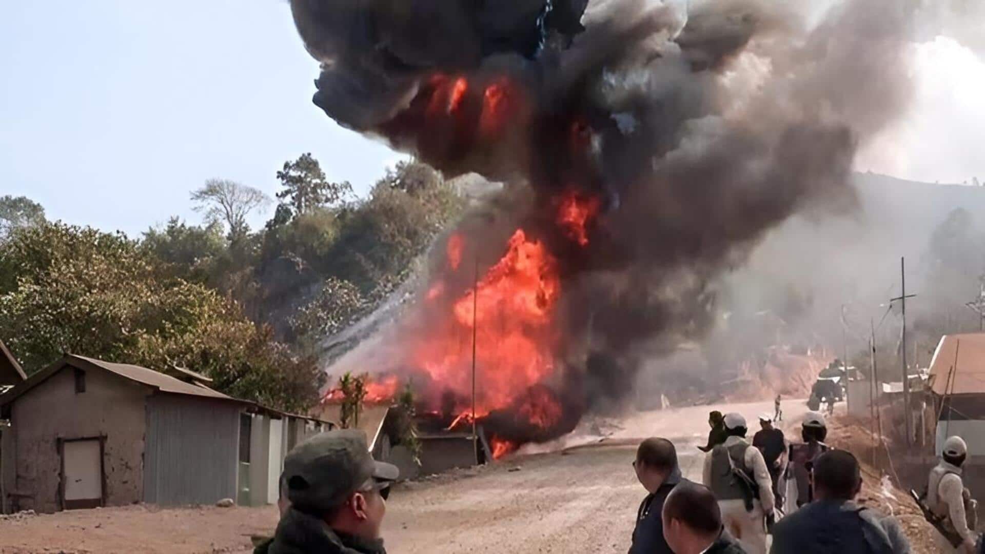 Manipur: మణిపూర్‌లో మళ్లీ హింస.. ఉఖ్రుల్ లిటాన్‌లో కాల్పులు, 21 ఇళ్లు దగ్ధం