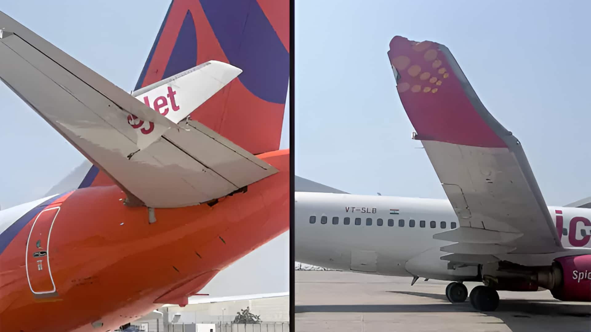 Delhi Airport: రన్‌వేపై రెండు విమానాలు ఢీ.. ఆకాశ ఎయిర్ విమానాన్ని ఢీకొన్న స్పైస్‌జెట్