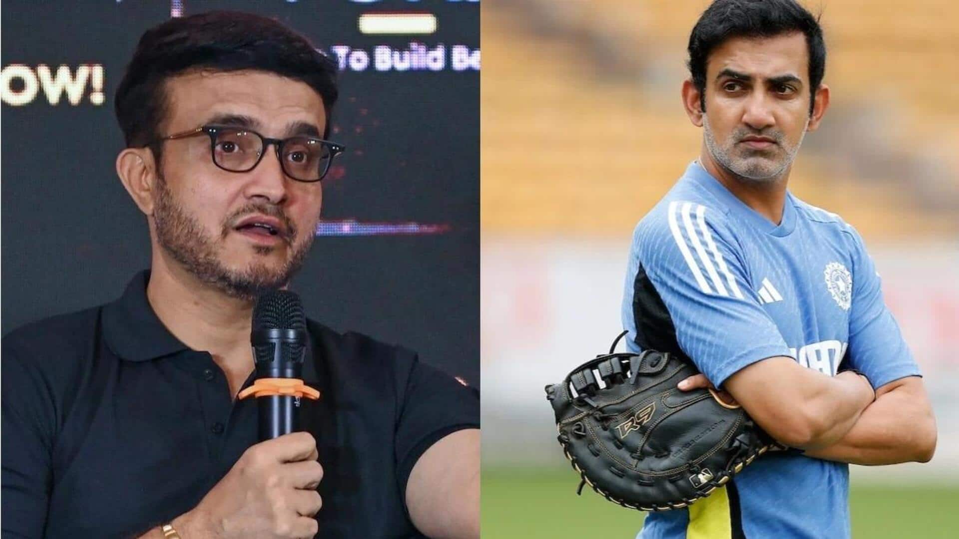 Sourav Ganguly : గంభీర్‌పై గంగూలీ సంచలన వ్యాఖ్యలు.. 2027 వరల్డ్‌కప్ కోచ్‌కు అసలు పరీక్ష..!
