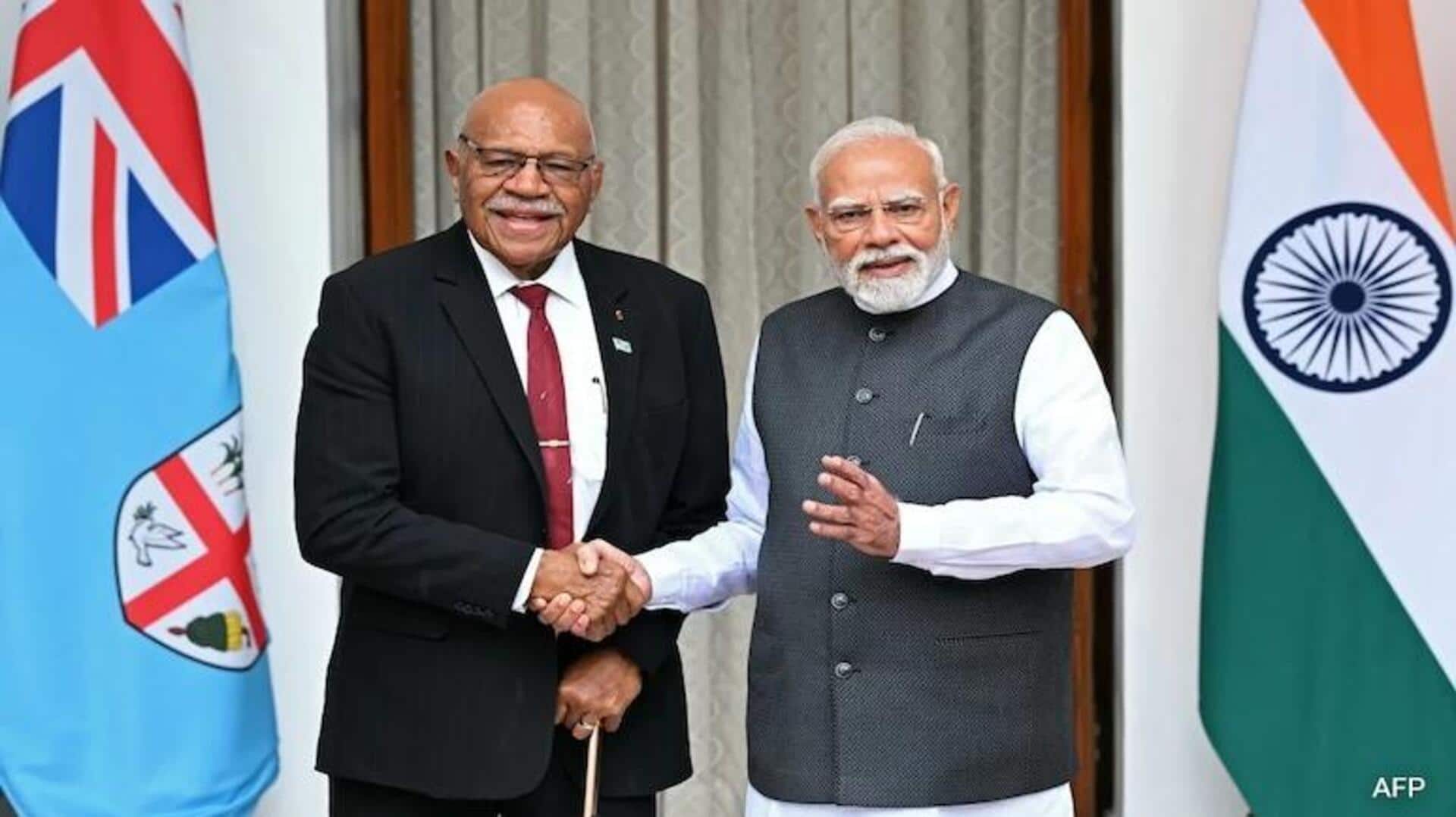 India- Fiji: 'కొందరు మీ వైఖరితో సంతోషంగా లేరు': మోదీకి మద్దతుగా ఫిజీ ప్రధాని రబుక కీలక వ్యాఖ్యలు India- Fiji: 'కొందరు మీ వైఖరితో సంతోషంగా లేరు': మోదీకి మద్దతుగా ఫిజీ ప్రధాని రబుక కీలక వ్యాఖ్యలు