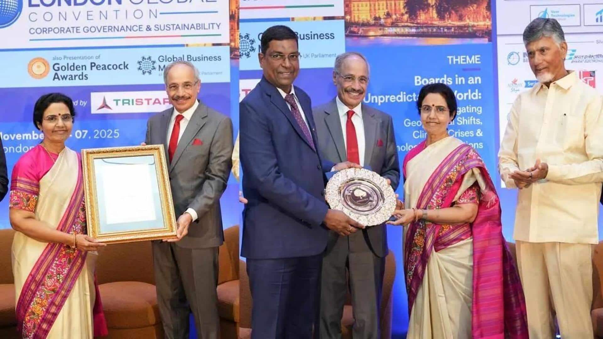 Nara Bhuvaneshwari: నారా భువనేశ్వరికి 2 ప్రతిష్టాత్మక అవార్డులు ప్రదానం