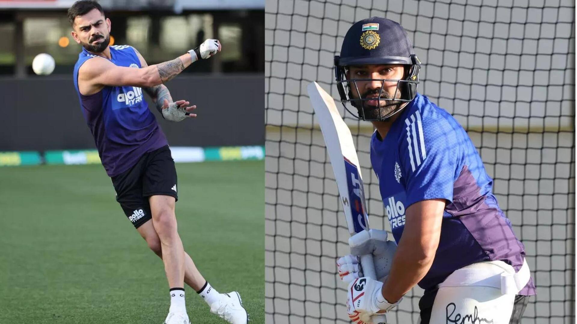Rohit-Kohli: ఆస్ట్రేలియాతో వన్డే సిరీస్ కోసంనెట్స్లో రో-కో సాధన  Rohit-Kohli: ఆస్ట్రేలియాతో వన్డే సిరీస్ కోసంనెట్స్లో రో-కో సాధన