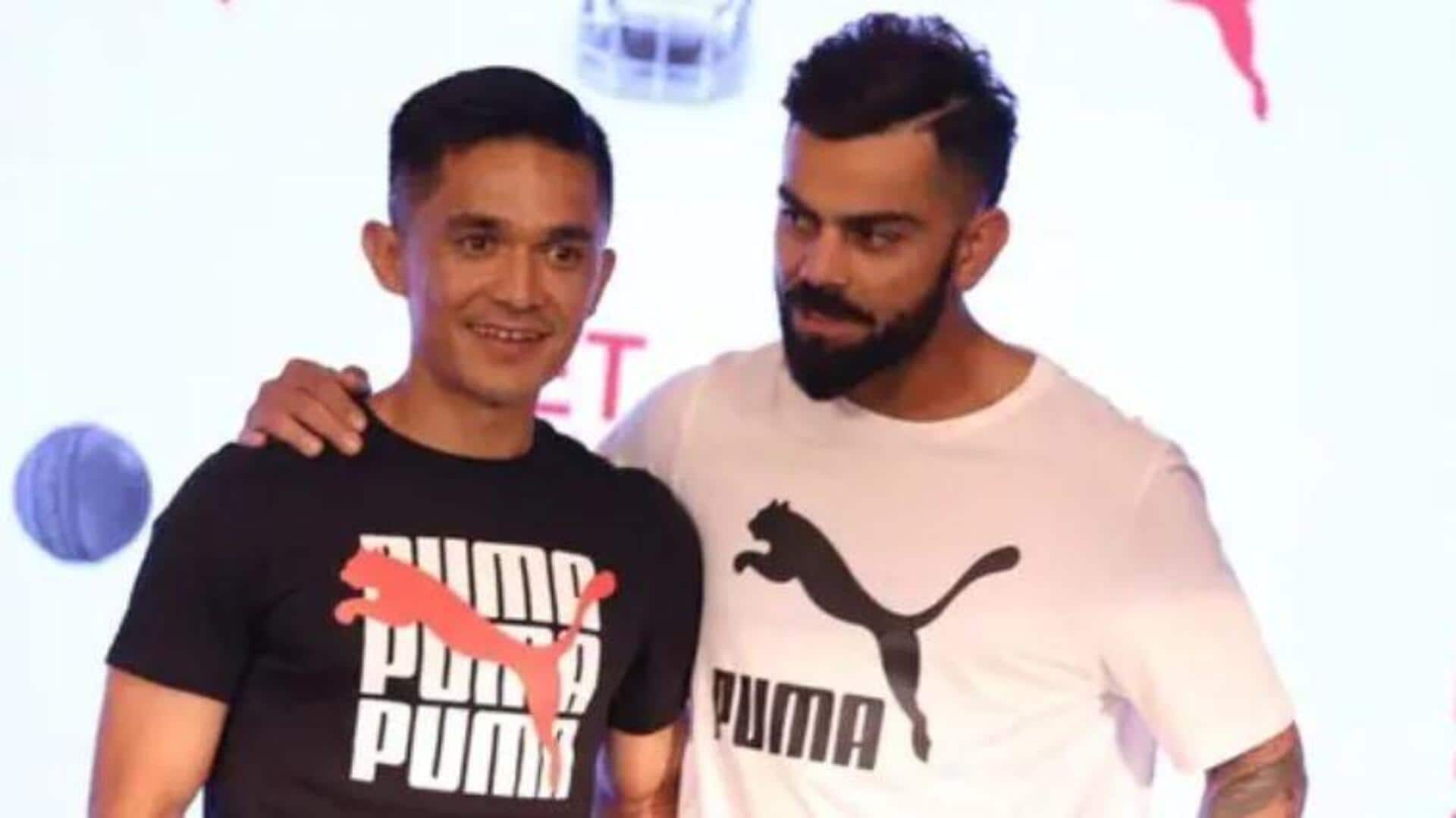 Virat Kohli - Sunil Chhetri: లండన్లో విరాట్ కోహ్లీ ఫిట్నెస్ టెస్టు పూర్తి.. సునీల్ ఛెత్రీకి స్కోరు షేర్! Virat Kohli - Sunil Chhetri: లండన్లో విరాట్ కోహ్లీ ఫిట్నెస్ టెస్టు పూర్తి.. సునీల్ ఛెత్రీకి స్కోరు షేర్!