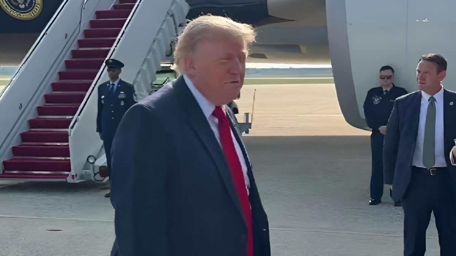Trump: 37ఏళ్ల తర్వాత కొత్త ఎయిర్ ఫోర్స్ వన్‌.. తొలిసారి ప్రయాణించిన ట్రంప్