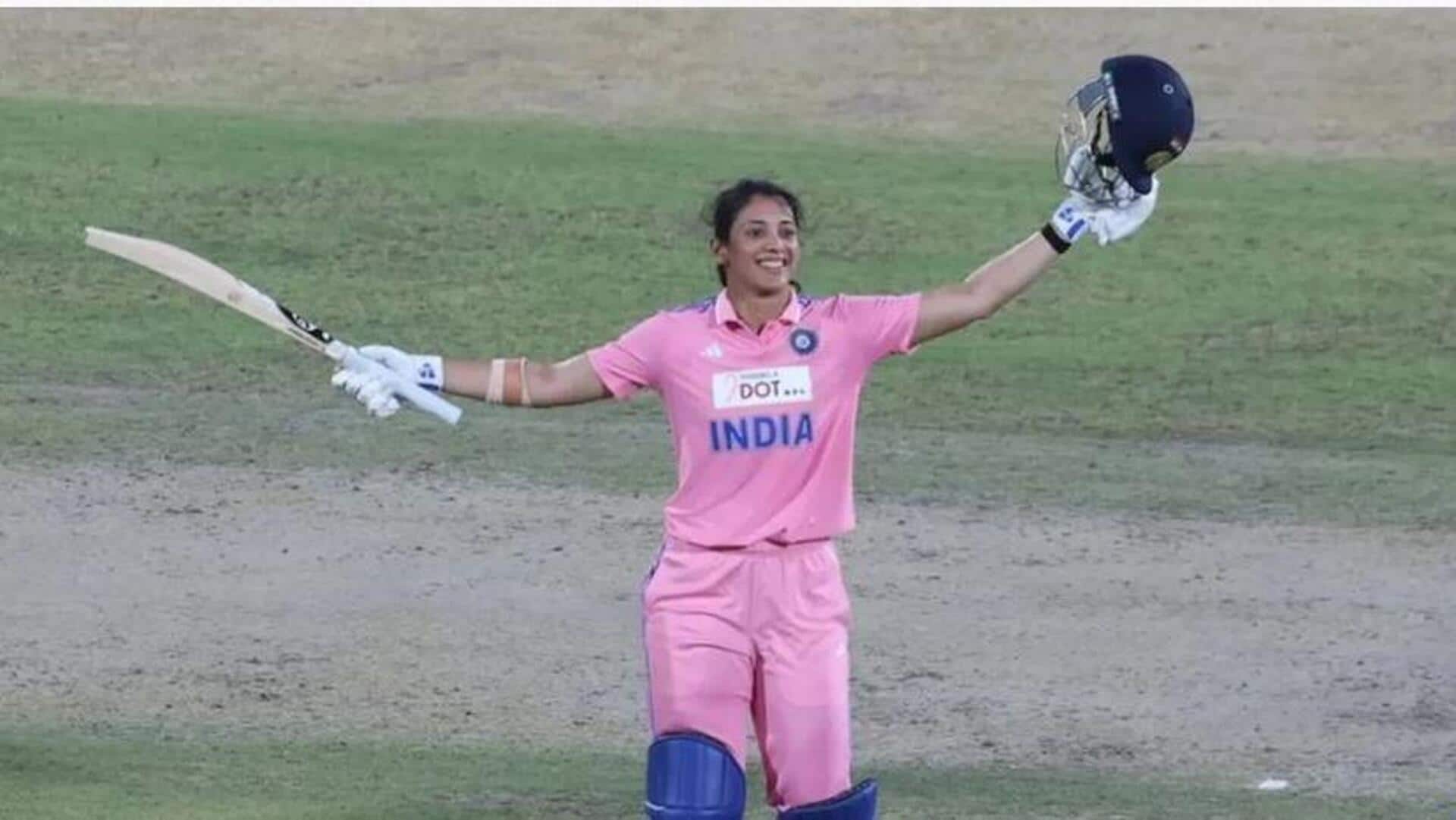 Smriti Mandhana: స్మృతి మంధాన సెన్సేషన్ రికార్డు.. వన్డే చరిత్రలోనే..! Smriti Mandhana: స్మృతి మంధాన సెన్సేషన్ రికార్డు.. వన్డే చరిత్రలోనే..!