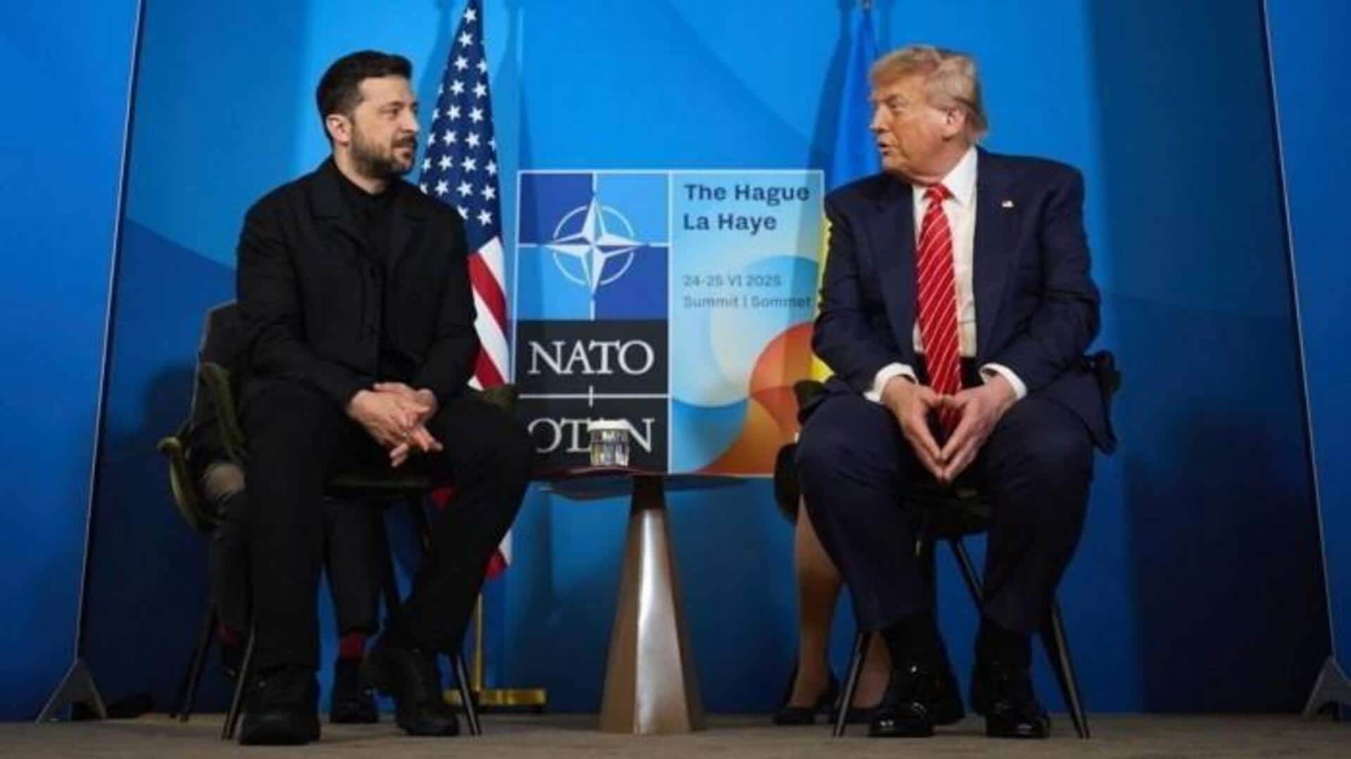 Donald Trump: 'ఆయుధాలు ఇస్తే నువ్వు మాస్కోపై నేరుగా దాడి చేయగలవా?' జెలెన్స్కీని ప్రశ్నించిన ట్రంప్! Donald Trump: 'ఆయుధాలు ఇస్తే నువ్వు మాస్కోపై నేరుగా దాడి చేయగలవా?' జెలెన్స్కీని ప్రశ్నించిన ట్రంప్!