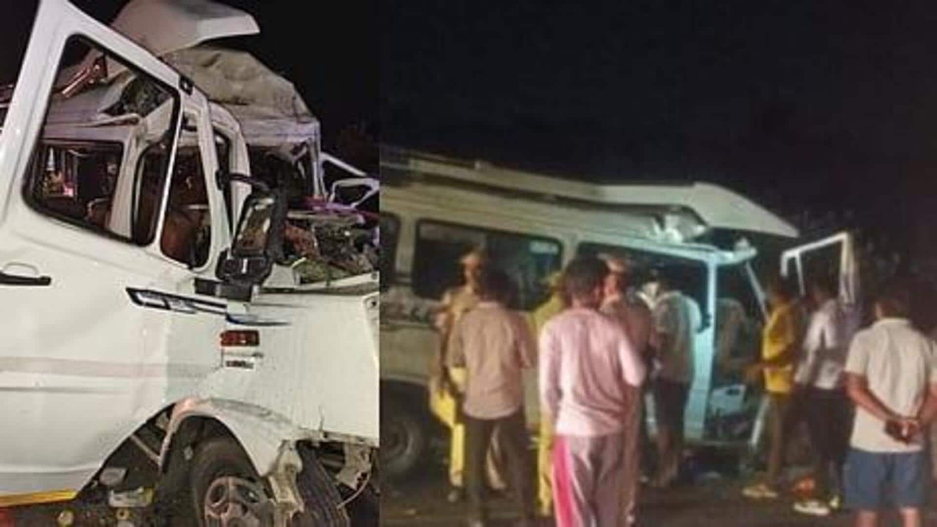 Rajasthan : రాజస్థాన్‌లో ఆగి ఉన్న ట్రక్కును ఢీకొట్టిన టెంపో ట్రావెలర్.. 15 మంది యాత్రికుల దుర్మరణం