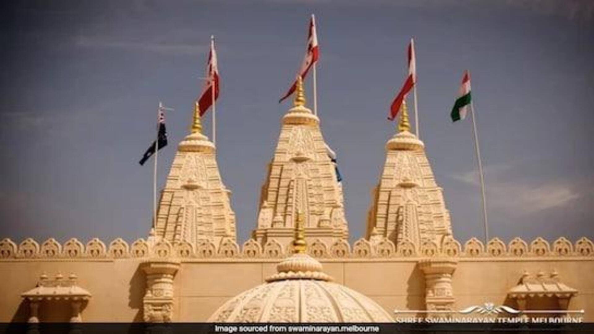 Australia:మెల్బోర్న్లో జాత్యహంకారులవెర్రి చేష్టలు.. హిందూ దేవాలయంపై పిచ్చి రాతలు Australia:మెల్బోర్న్లో జాత్యహంకారులవెర్రి చేష్టలు.. హిందూ దేవాలయంపై పిచ్చి రాతలు