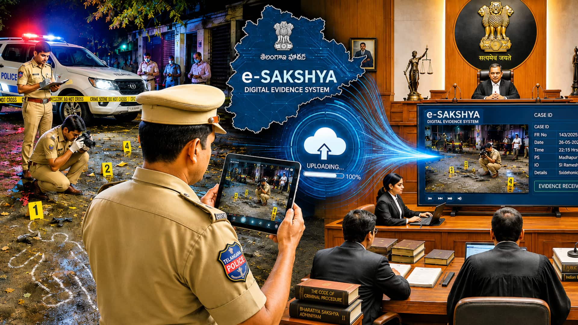 Telangana: తెలంగాణలో త్వరలో ఈ-సాక్ష్య.. నేరస్థలం నుంచే కోర్టుకు డిజిటల్‌ ఆధారాలు