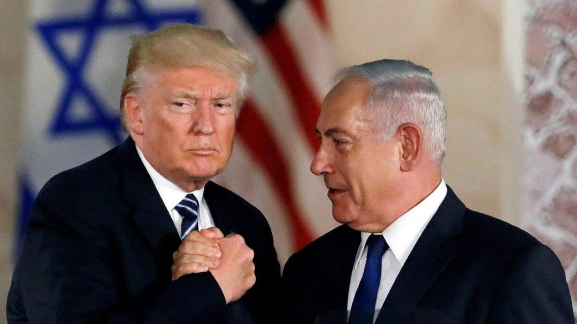 Trump: ఇజ్రాయెల్ ఆచితూచి వ్యవహరించాలి.. అది మా మిత్ర దేశం: నెతన్యాహూకు ట్రంప్ వార్నింగ్ Trump: ఇజ్రాయెల్ ఆచితూచి వ్యవహరించాలి.. అది మా మిత్ర దేశం: నెతన్యాహూకు ట్రంప్ వార్నింగ్