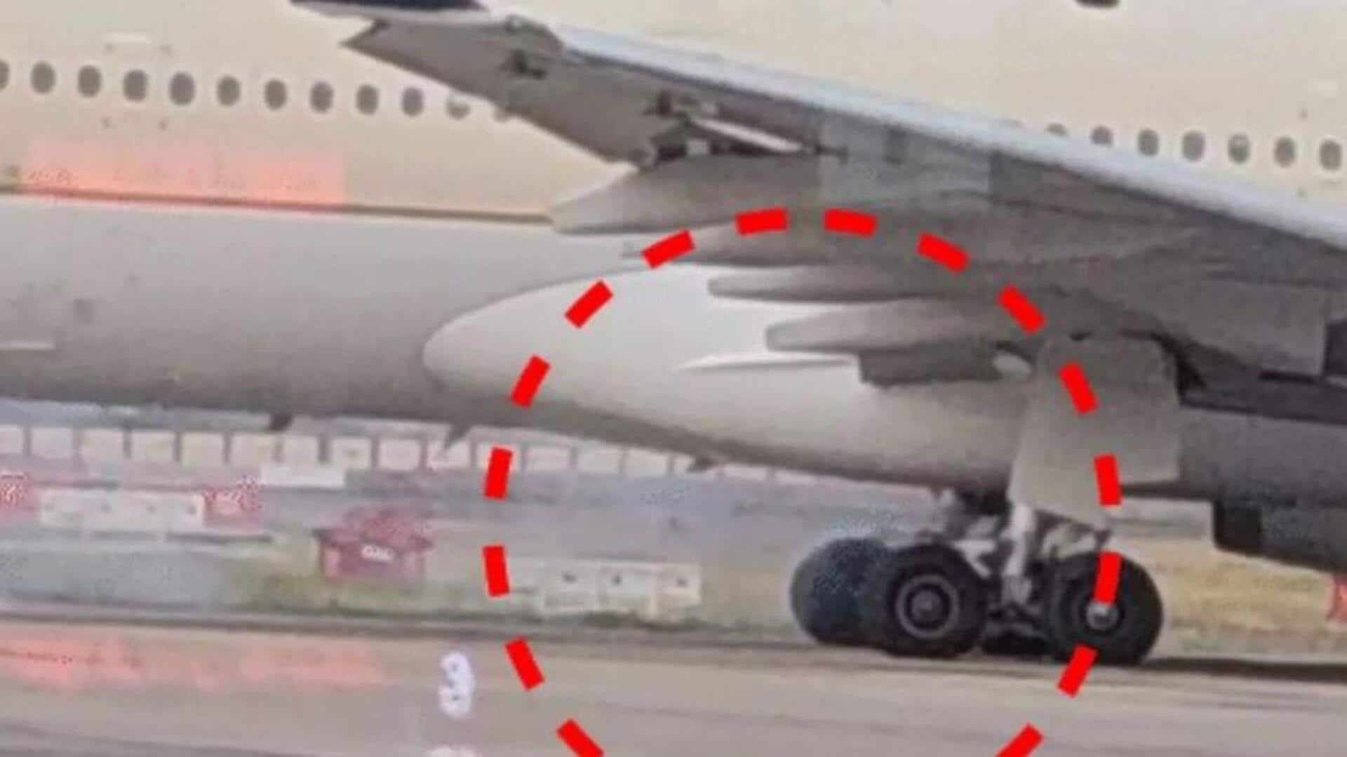 luknow Air port: విమానం టైర్‌లో మంటలు.. తప్పిన పెను ప్రమాదం