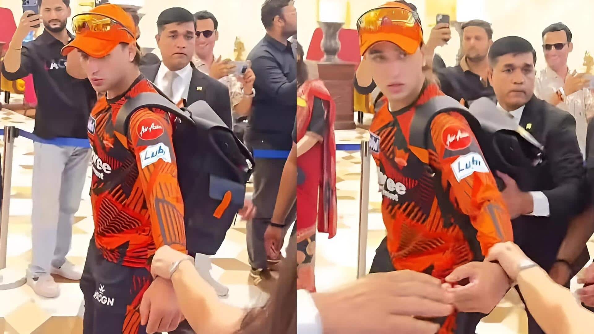 Abhishek Sharma: అభిషేక్ శర్మకు అసౌకర్యం.. హద్దు మీరిన మహిళా అభిమాని! (వీడియో)