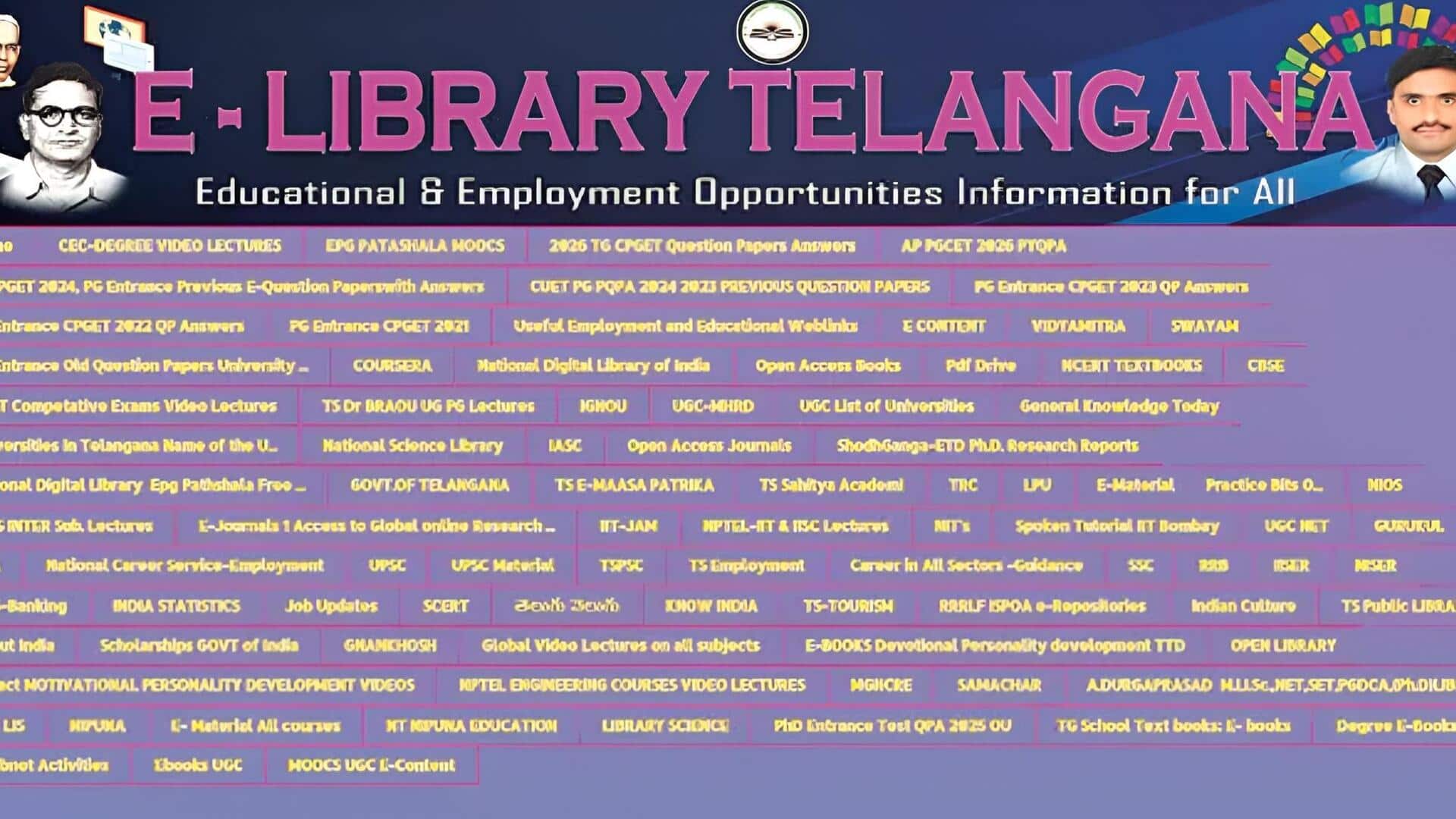 e-library: క్లిక్‌ చేశారా? 'ఈ-లైబ్రరీ తెలంగాణ'.. 16 లక్షల మందికి ఉచితంగా విజ్ఞానం!