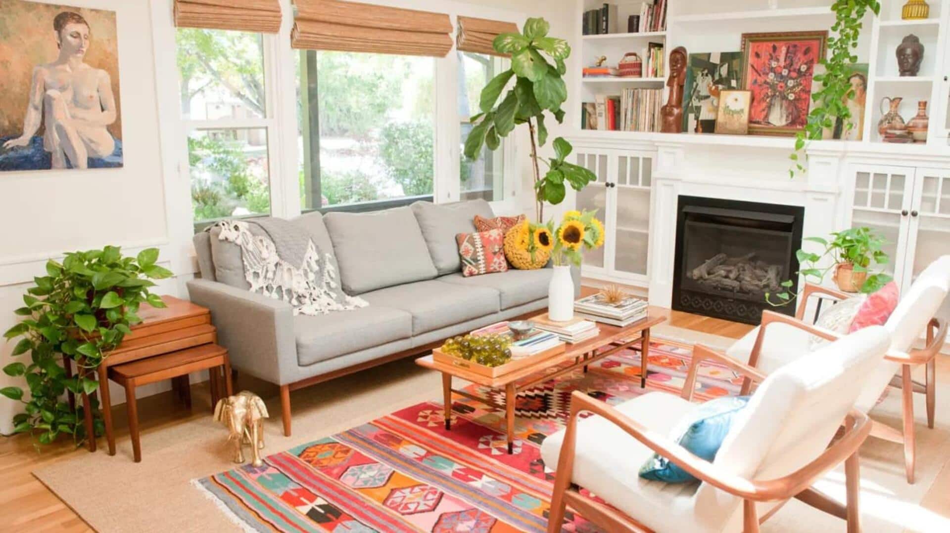 Living Room Decor : తక్కువ ఖర్చుతో లివింగ్ రూమ్‌కి కొత్త లుక్ ఎలా ఇవ్వాలి?