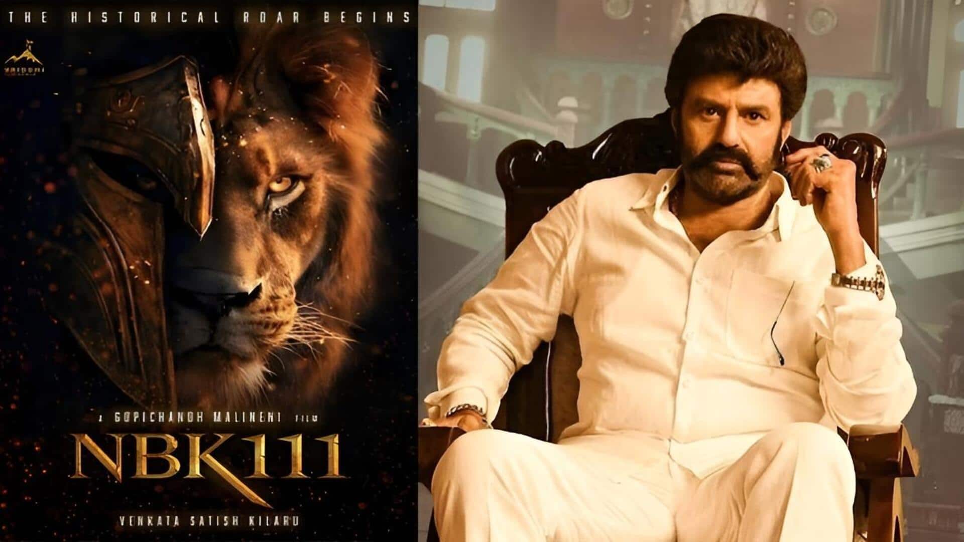 NBK111:  యోధుడిగా,శక్తిమంతుడిగా రాజుగా బాలకృష్ణ.. కొత్త చిత్రం ప్రారంభం