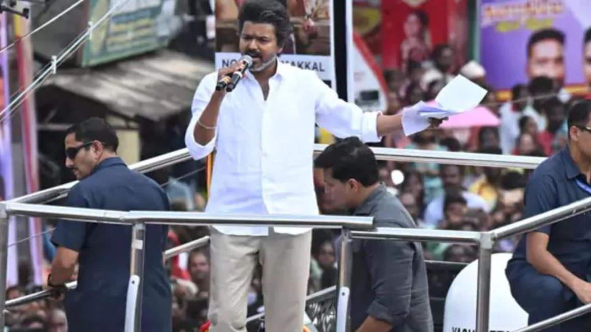 Vijay rally stampede: విజయ్ ర్యాలీలో తొక్కిసలాట.. కారణాలను వెల్లడించిన డీజీపీ