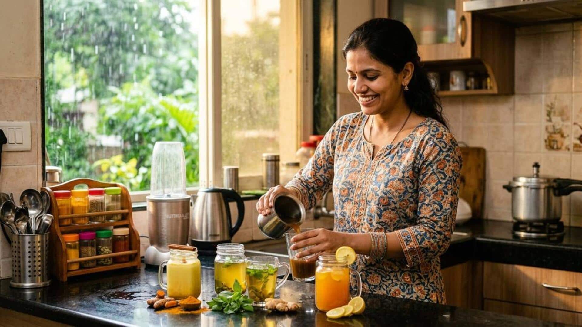 Healthy Drinks: వర్షాకాలంలో రోగనిరోధక శక్తిని పెంచే 5 అద్భుత పానీయాలివే..