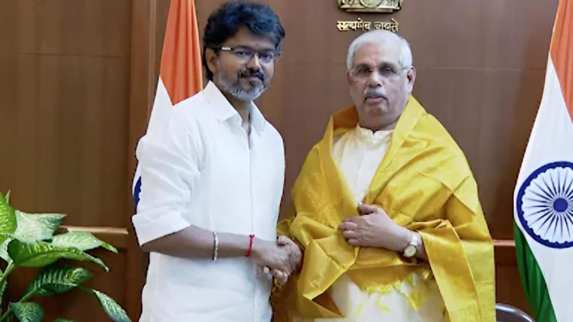 Tamil Nadu Politics: తమిళ రాజకీయాల్లో హైడ్రామా.. విజయ్‌-గవర్నర్ భేటీకి గ్రీన్ సిగ్నల్