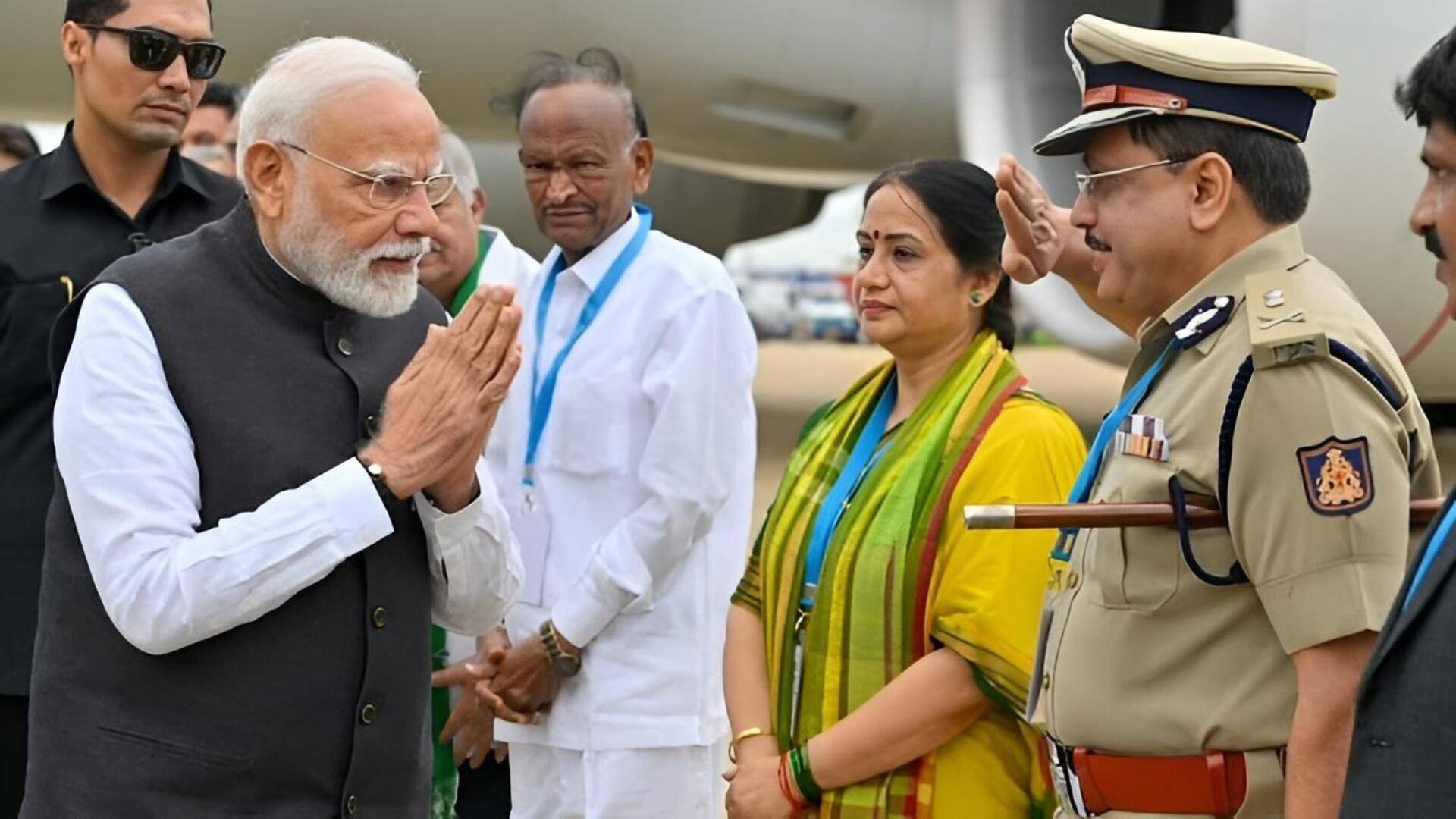 PM Modi: మోదీ బెంగళూరు పర్యటనలో భద్రతా లోపం.. ఆరుగురు పోలీసుల సస్పెన్షన్