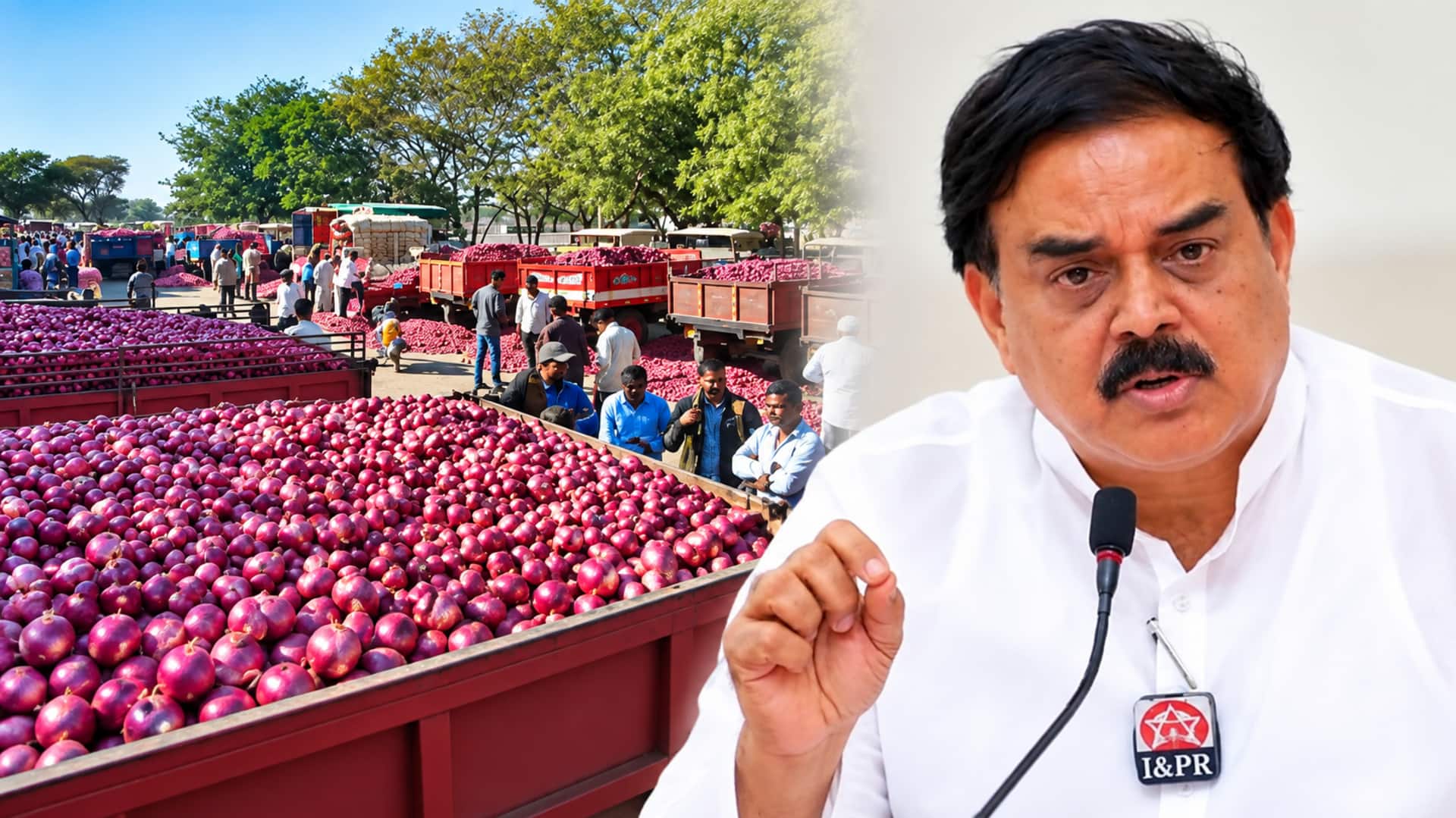 Andhra Pradesh: ఉల్లి ధరలకు కళ్లెం.. రూ.32కే కిలో ఉల్లి.. మంత్రి నాదెండ్ల మనోహర్‌ వెల్లడి