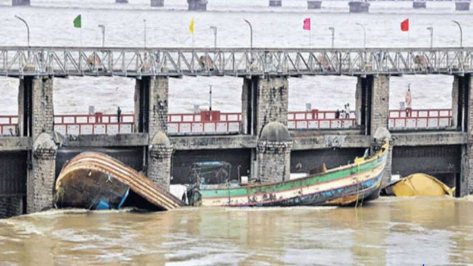 Prakasam Barrage: ప్రకాశం బ్యారేజీ వద్ద గేట్ల మరమ్మతులు పూర్తి 