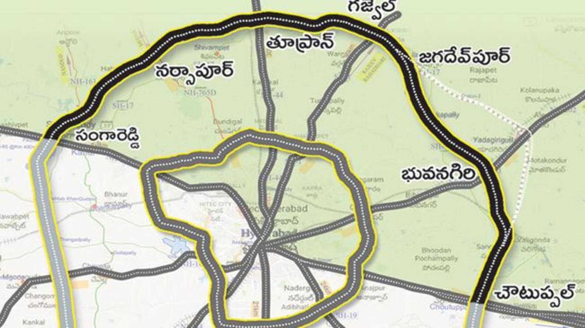 Regional Ring Road: రీజినల్ రింగ్ రోడ్డుకి 72.35 హెక్టార్ల అప్పగింతకు కేంద్రం ఆమోదం