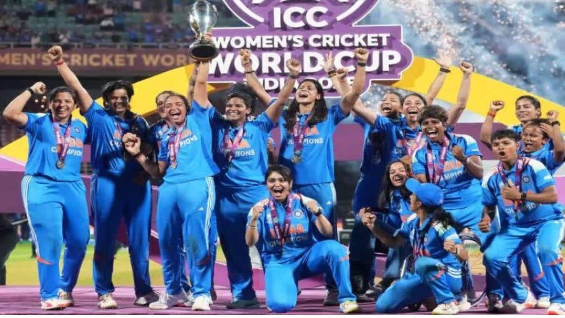 Narendra Modi: 'జాతికి గర్వకారణం'- ప్రపంచకప్​ గెలిచిన భారత మహిళల జట్టుపై ప్రధాని మోదీ ప్రశంసల వర్షం 