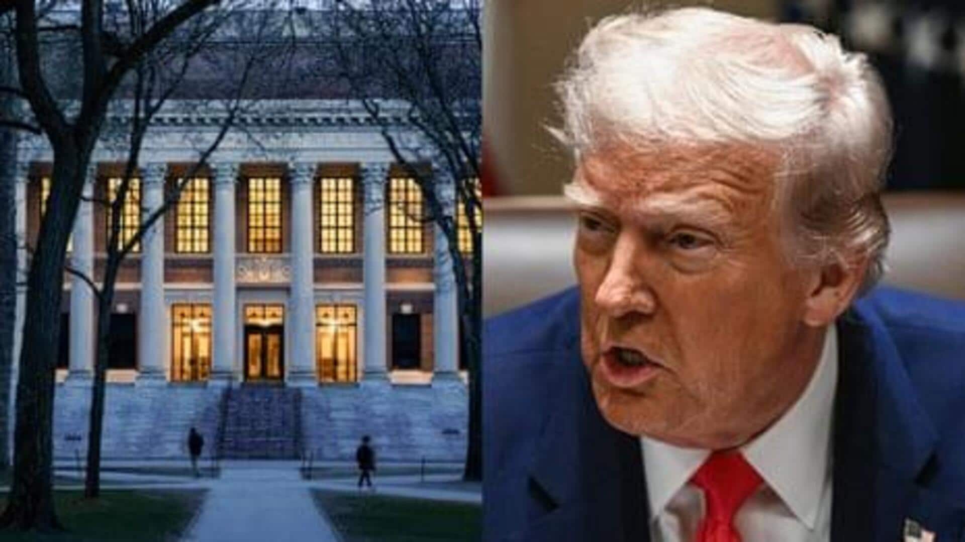 Donald Trump:'భయం లేదు'..హార్వర్డ్పై పోరాటంలో విజయం సాధిస్తా: ట్రంప్ Donald Trump:'భయం లేదు'..హార్వర్డ్పై పోరాటంలో విజయం సాధిస్తా: ట్రంప్