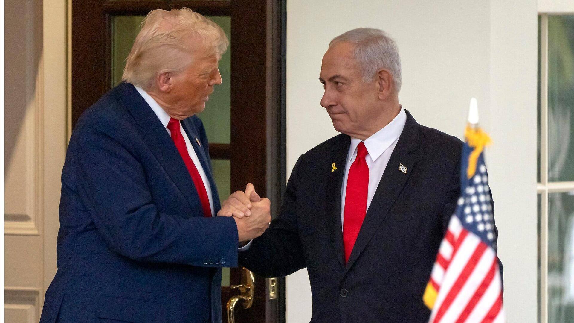 Trump-Netanyahu: నెతన్యాహు- డొనాల్డ్ ట్రంప్ ఫోన్ కాల్.. యుద్ధ సన్నద్ధతపై చర్చ? Trump-Netanyahu: నెతన్యాహు- డొనాల్డ్ ట్రంప్ ఫోన్ కాల్.. యుద్ధ సన్నద్ధతపై చర్చ?