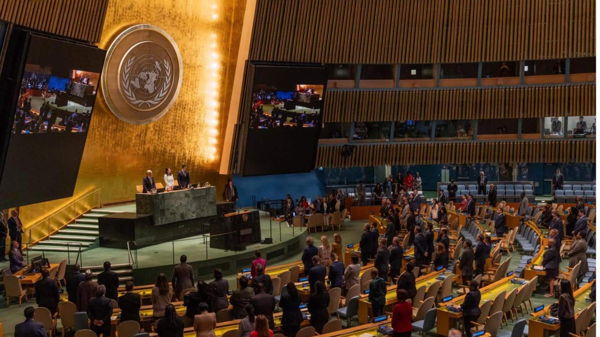 UNGA 80th Session: నేడు ఐరాస 80వ సర్వసభ్య సమావేశం.. పాల్గొనున్న 150కి పైగా దేశాల అధినేతలు UNGA 80th Session: నేడు ఐరాస 80వ సర్వసభ్య సమావేశం.. పాల్గొనున్న 150కి పైగా దేశాల అధినేతలు