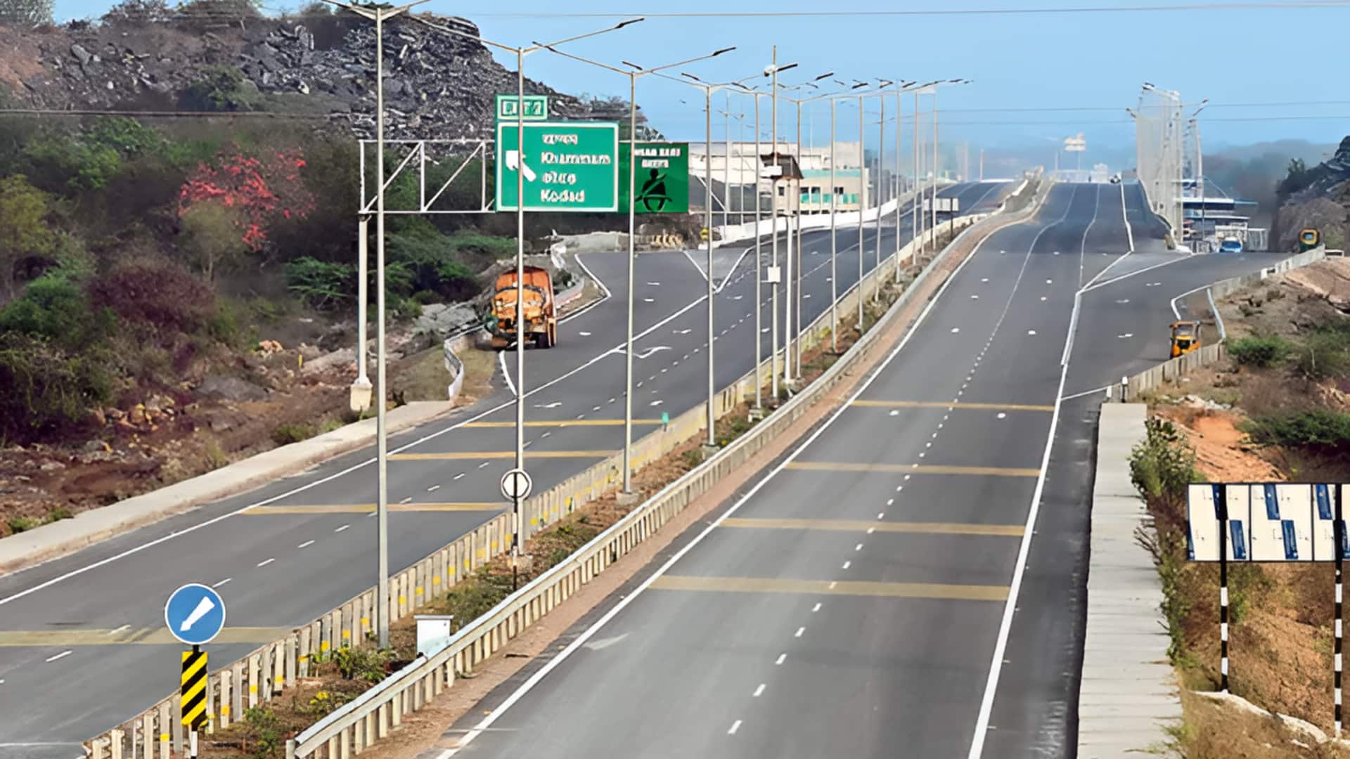 Khammam Hi-tech Highway : తెలుగు రాష్ట్రాల్లో తొలి యాక్సెస్ కంట్రోల్ హైవే..  త్వరలో అందుబాటులోకి ఖమ్మం-దేవరపల్లి గ్రీన్‌ఫీల్డ్ హైవే