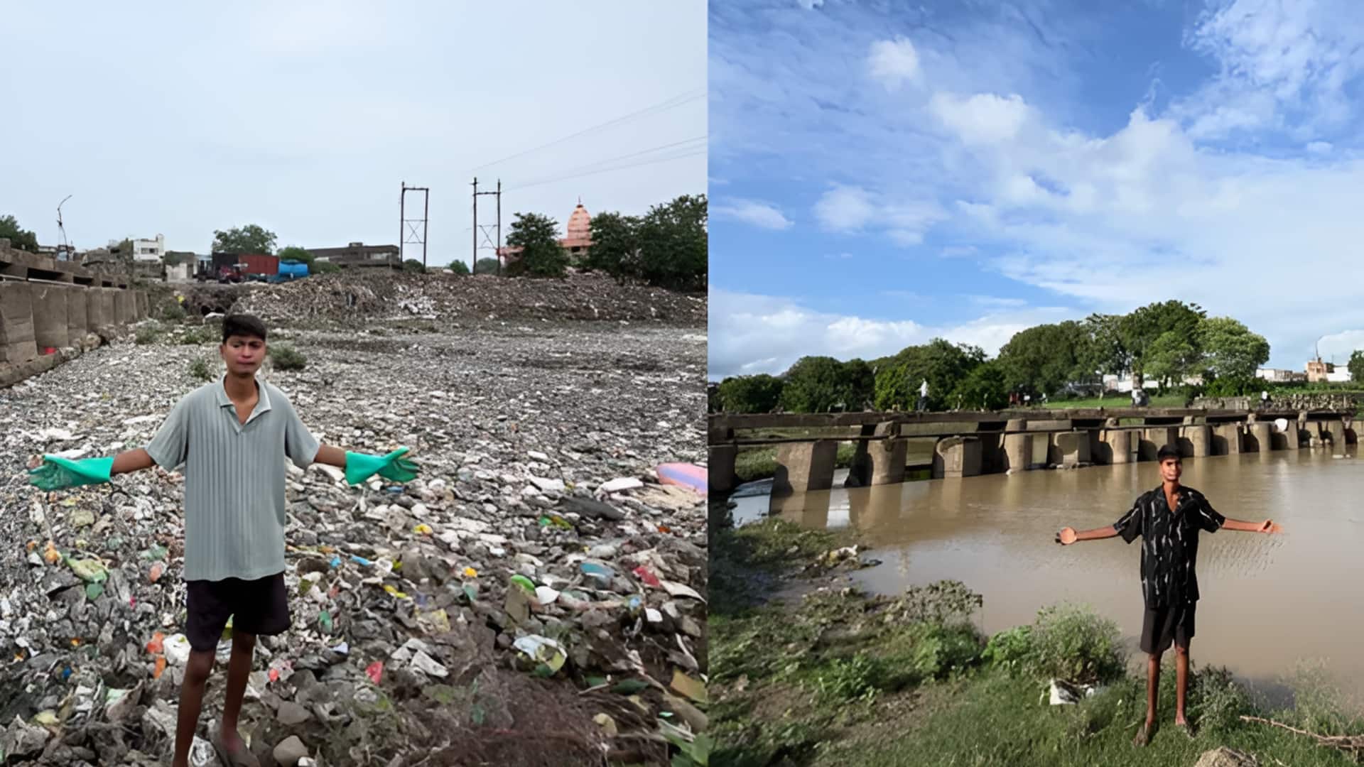 Aznar River: ప్లాస్టిక్‌ వ్యర్థాలతో నిండిన నదిని శుభ్రం చేసిన యువకుడు.. సోషల్‌ మీడియాలో ప్రశంసల వర్షం!