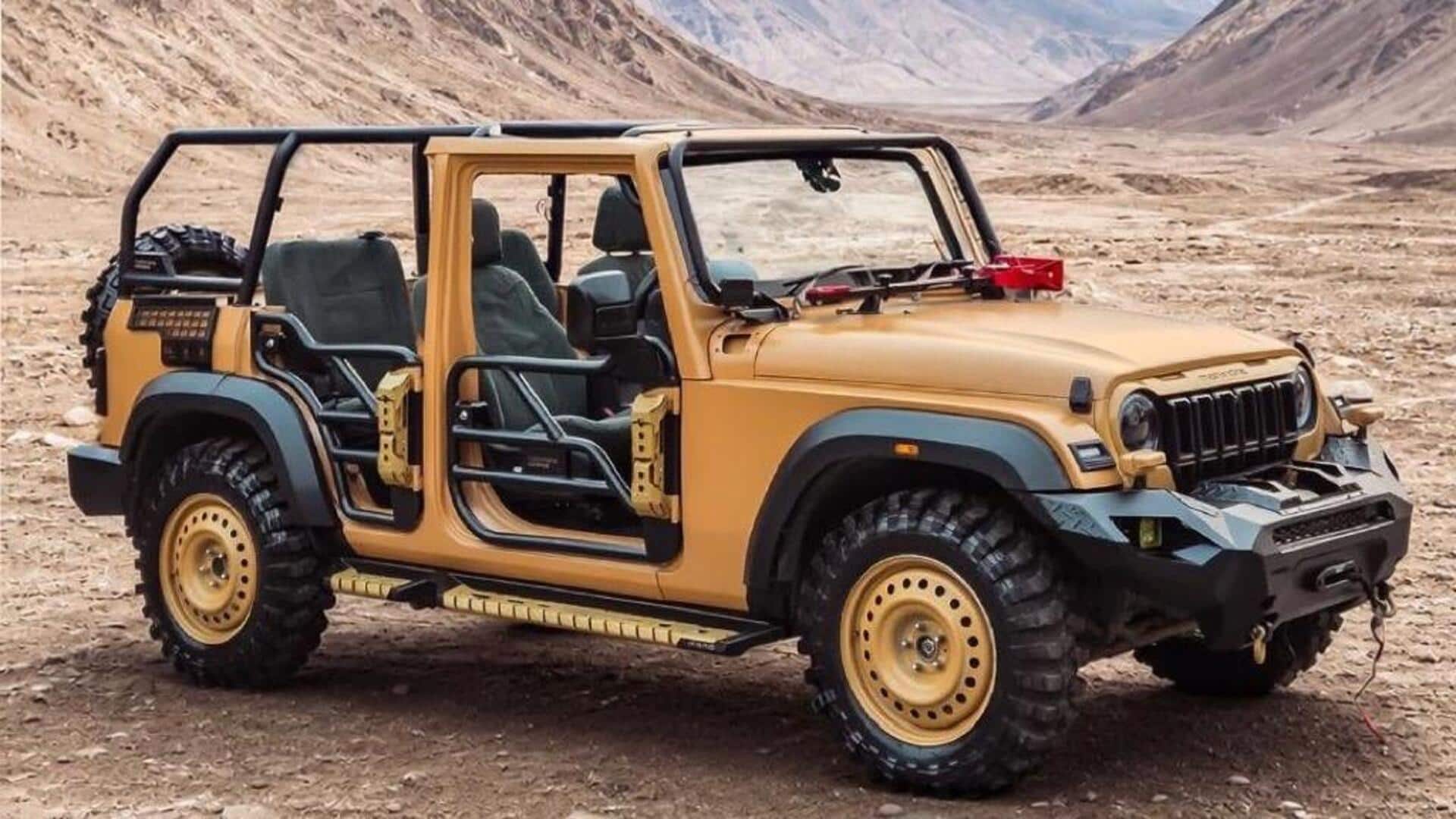 Mahindra Thar : ఆనంద్ మహీంద్రా ప్రకటించిన కొత్త మిలిటరీ వాహనం.. మహీంద్రా ఏటీవీ ఫీచర్లు ఇవే