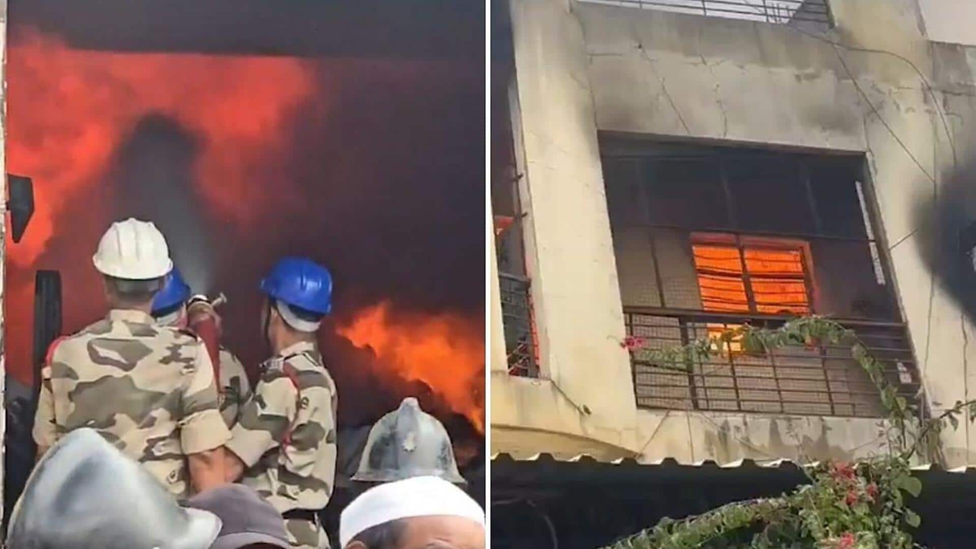 Maharashtra Tragedy: షోలాపూర్ టెక్స్టైల్ ఫ్యాక్టరీలో అగ్నిప్రమాదం.. ఏడాదిన్నర చిన్నారితో సహా 8 మంది మృతి Maharashtra Tragedy: షోలాపూర్ టెక్స్టైల్ ఫ్యాక్టరీలో అగ్నిప్రమాదం.. ఏడాదిన్నర చిన్నారితో సహా 8 మంది మృతి