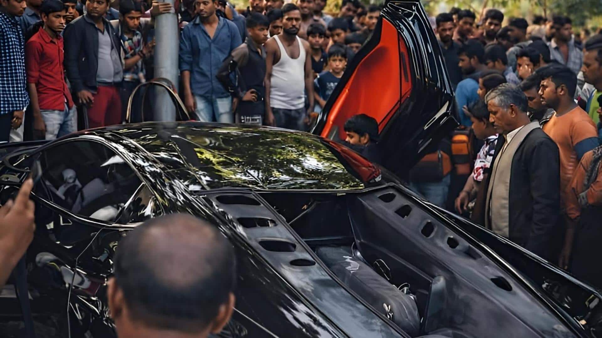 Kanpur: కాన్పూర్‌లో లంబోర్గిని బీభత్సం.. ఆరుగురికి గాయాలు